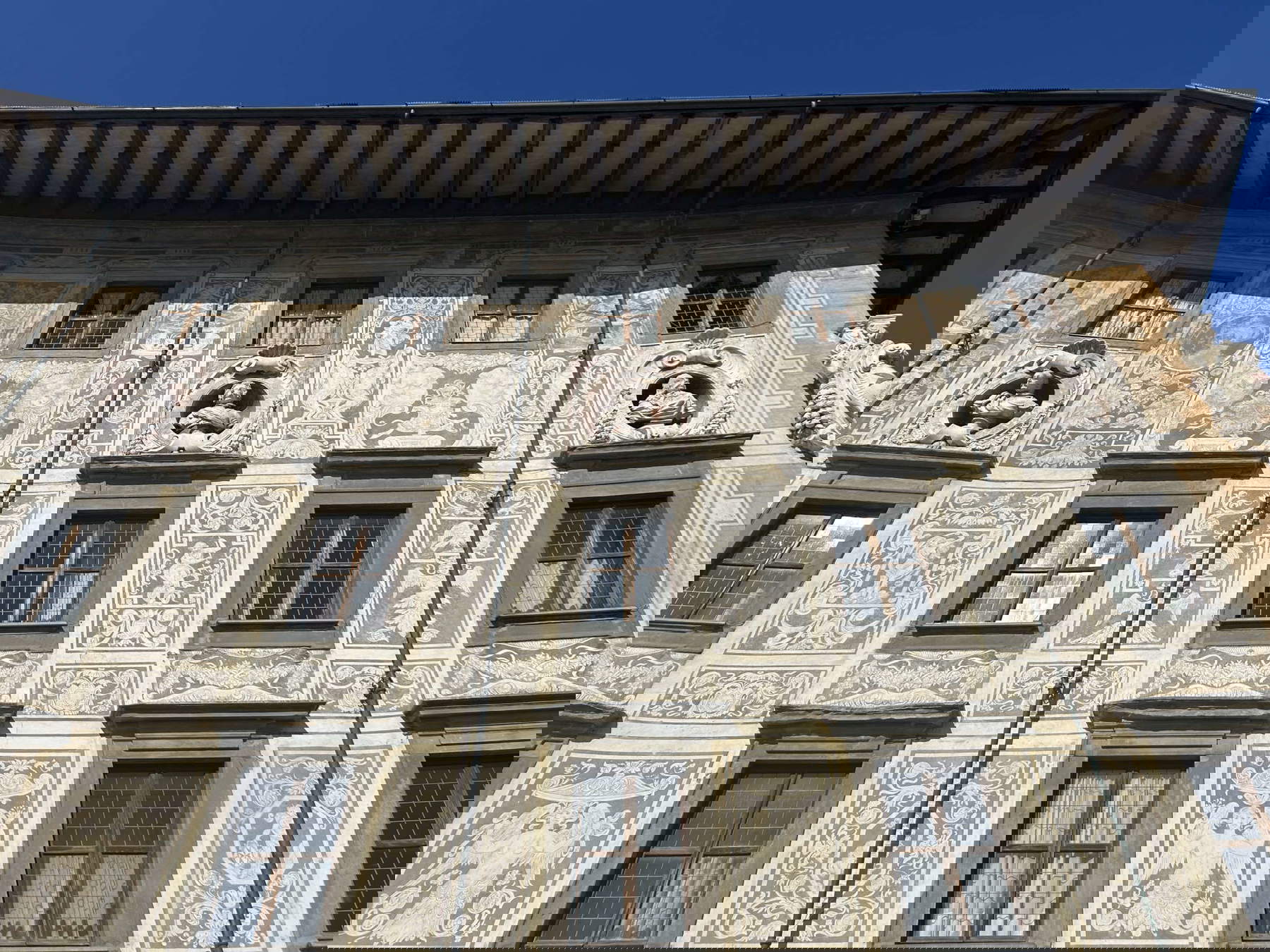 Palazzo della Carovana, die Fassade. Foto: Jacopo Suggi Palazzo della Carovana, die Fassade. Foto: Jacopo Suggi