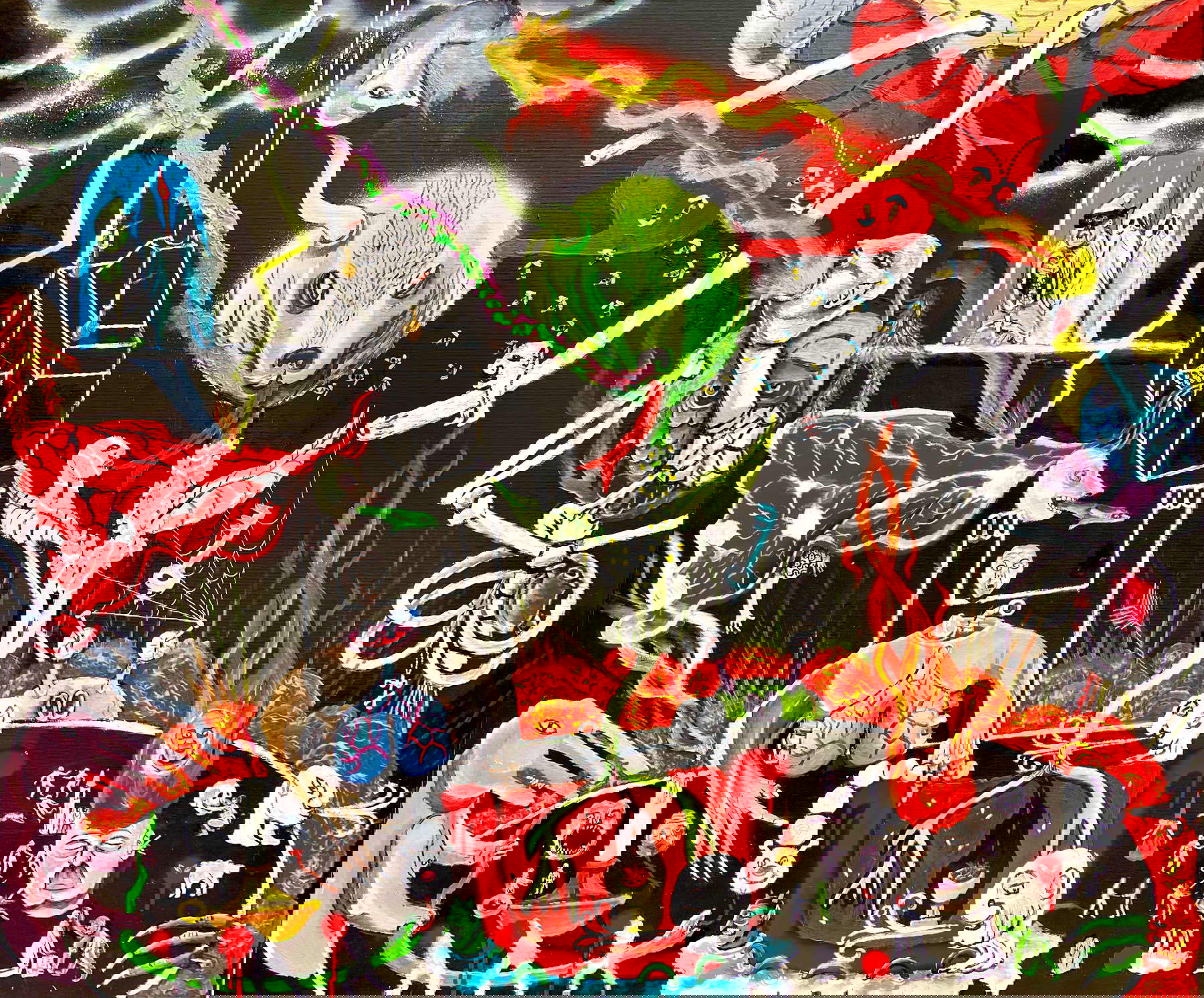 Tommaso Buldini, Inside is outside (2020; acrílico sobre lienzo, 100 x 80 cm) Tommaso Buldini, Inside is outside (2020; acrílico sobre lienzo, 100 x 80 cm)
