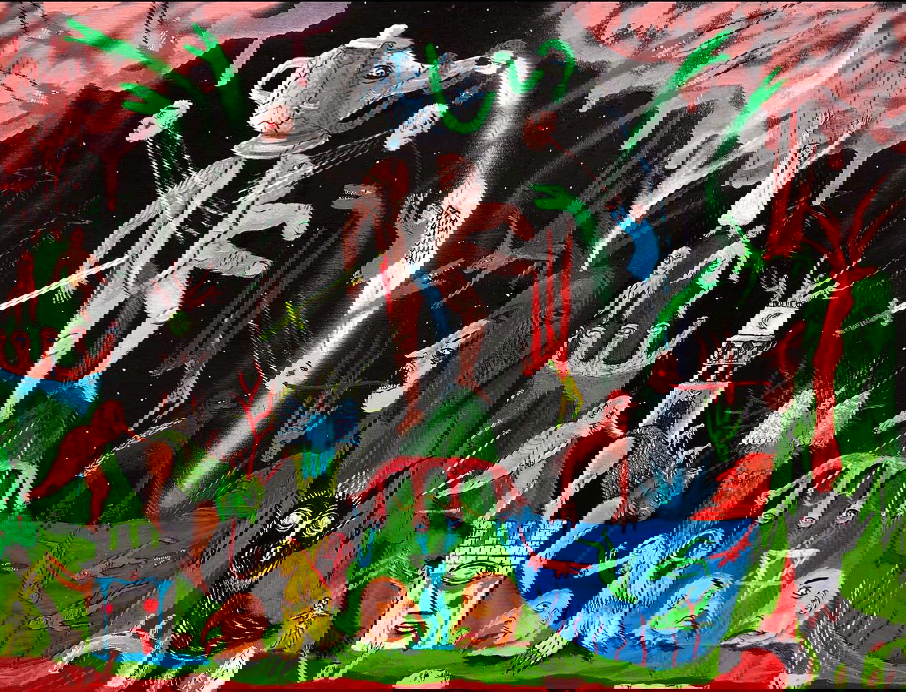 Tommaso Buldini, Invoco il vuoto (2021; acrílico sobre panel, 80 x 60 cm) Tommaso Buldini, Invoco il vuoto (2021; acrílico sobre panel, 80 x 60 cm)