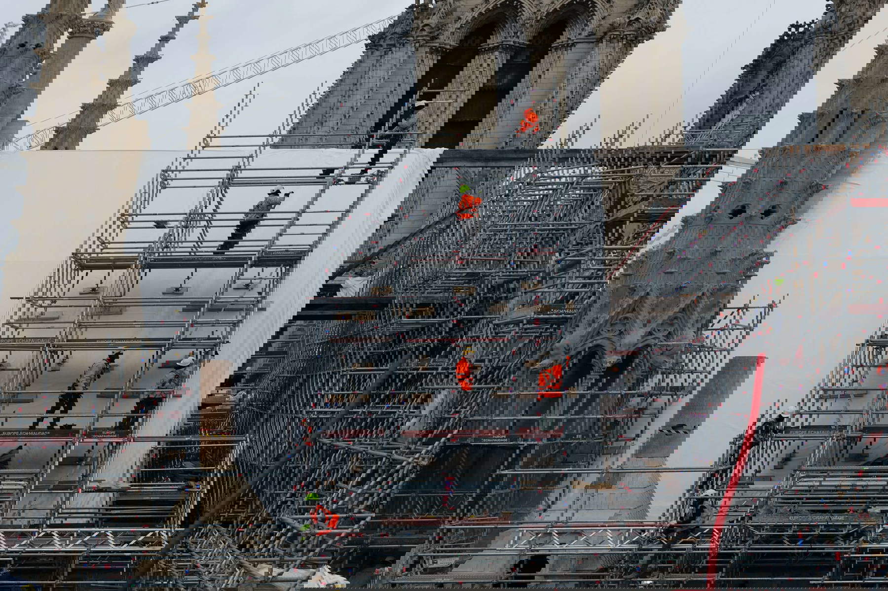 Il cantiere. Foto: Romaric Toussaint