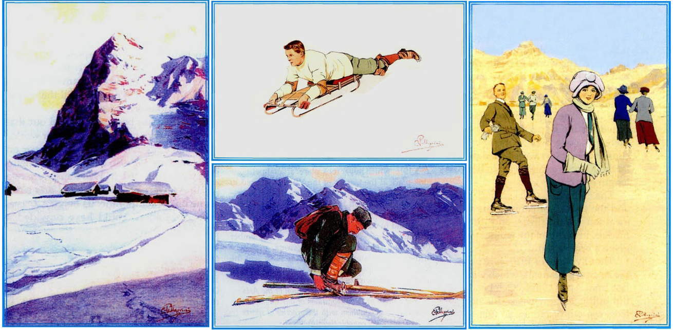 La frise qui a valu à Carlo Pellegrini la médaille d'or en 1912 La frise qui a valu à Carlo Pellegrini la médaille d'or en 1912