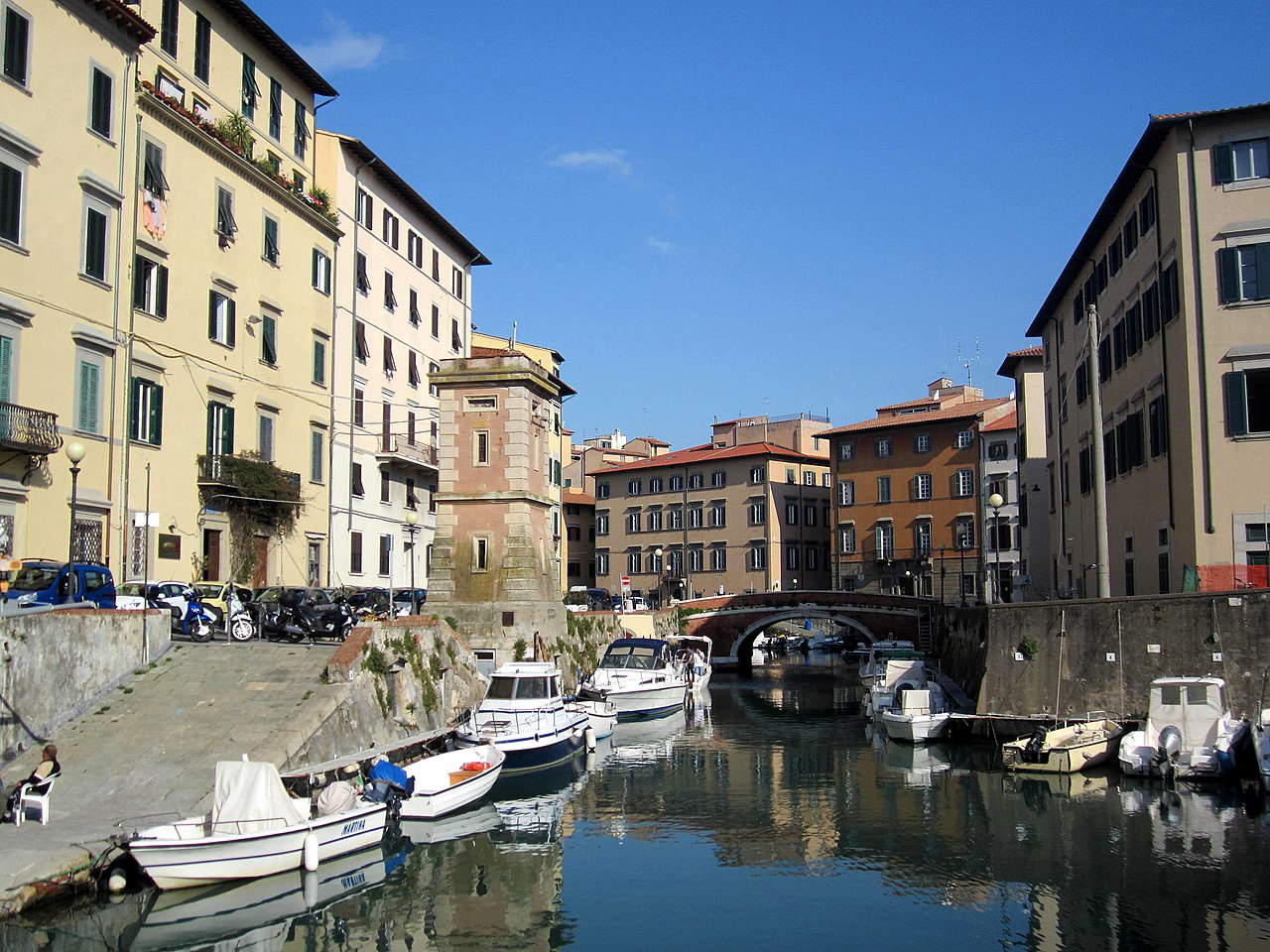 Livorno, the Venezia Nuova neighborhood. Photo: Luca Aless Livorno, the Venezia Nuova neighborhood. Photo: Luca Aless