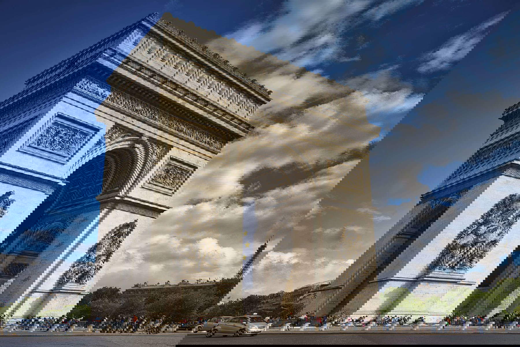 The Arc de Triomphe. Photo: Ian Kelsall The Arc de Triomphe. Photo: Ian Kelsall