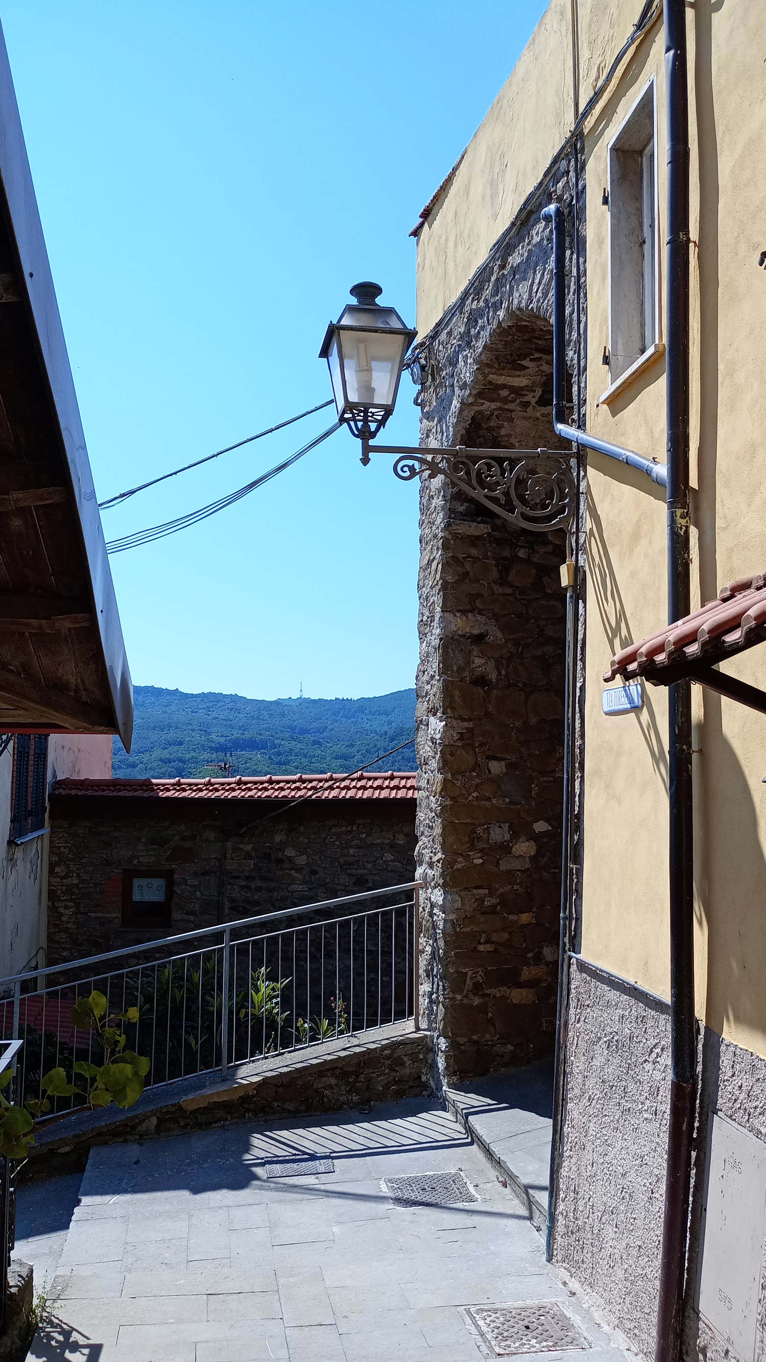 Fahrspuren in Trebiano Magra Fahrspuren in Trebiano Magra