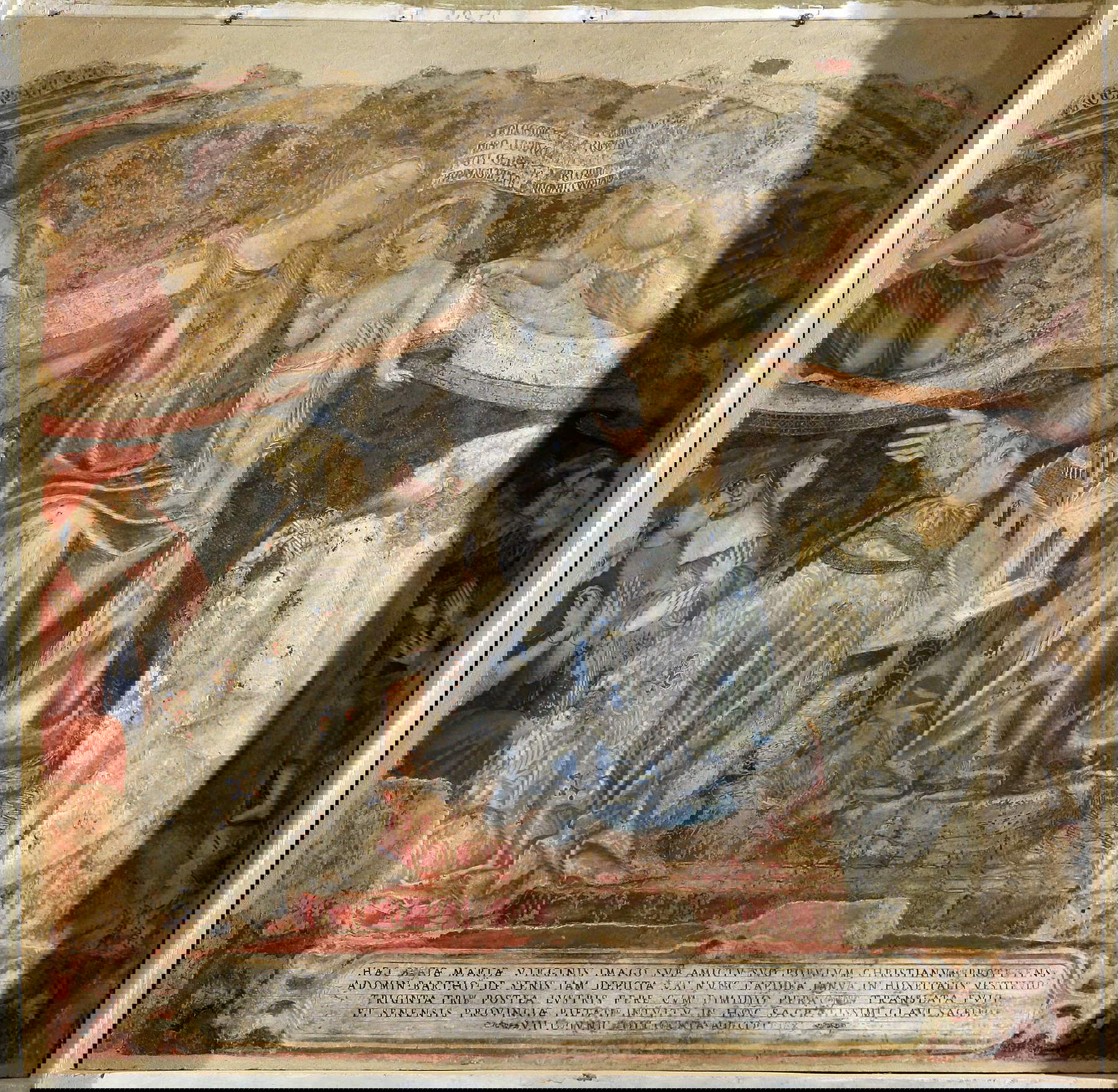 Domenico di Bartolo, Madonna della Misericordia (1444; affresco; Siena, Santa Maria della Scala). Foto: Francesco Bini