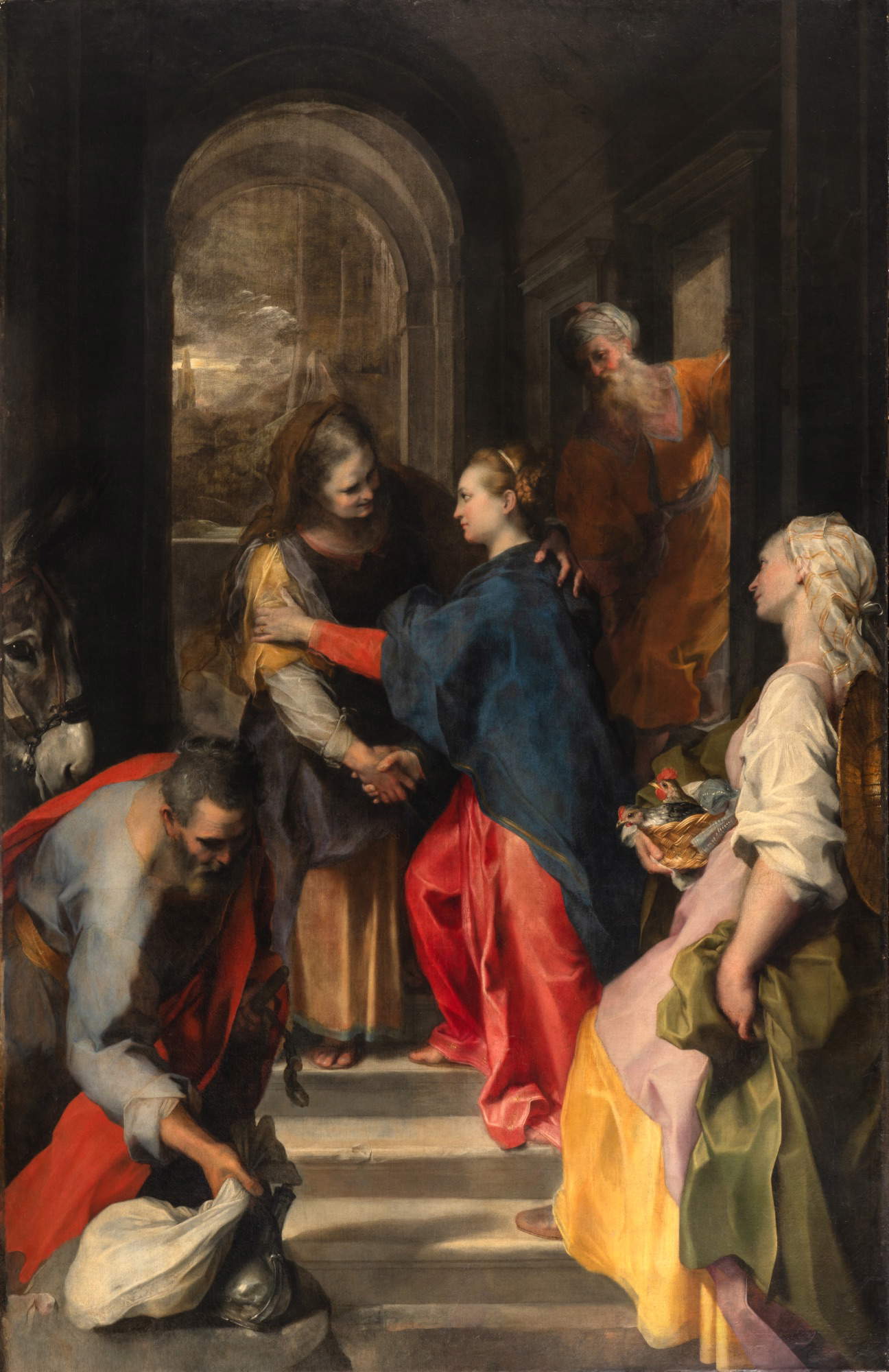 Federico Barocci, Visitazione (1583-1586; olio su tela, 288,5 x 187,5 cm; Roma, Chiesa Nuova) Federico Barocci, Visitazione (1583-1586; olio su tela, 288,5 x 187,5 cm; Roma, Chiesa Nuova)