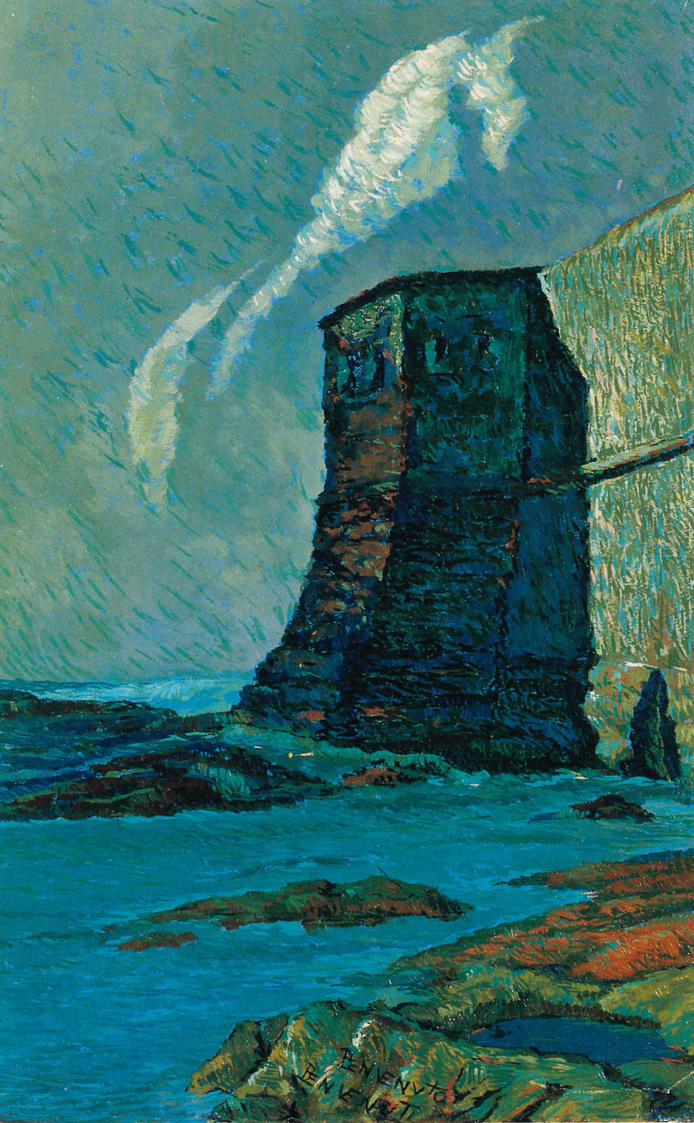 Benvenuto Benvenuti, Noche en el Lazareto (c. 1930; óleo sobre cartón, 45 x 27,3 cm; Colección particular) Benvenuto Benvenuti, Noche en el Lazareto (c. 1930; óleo sobre cartón, 45 x 27,3 cm; Colección particular)
