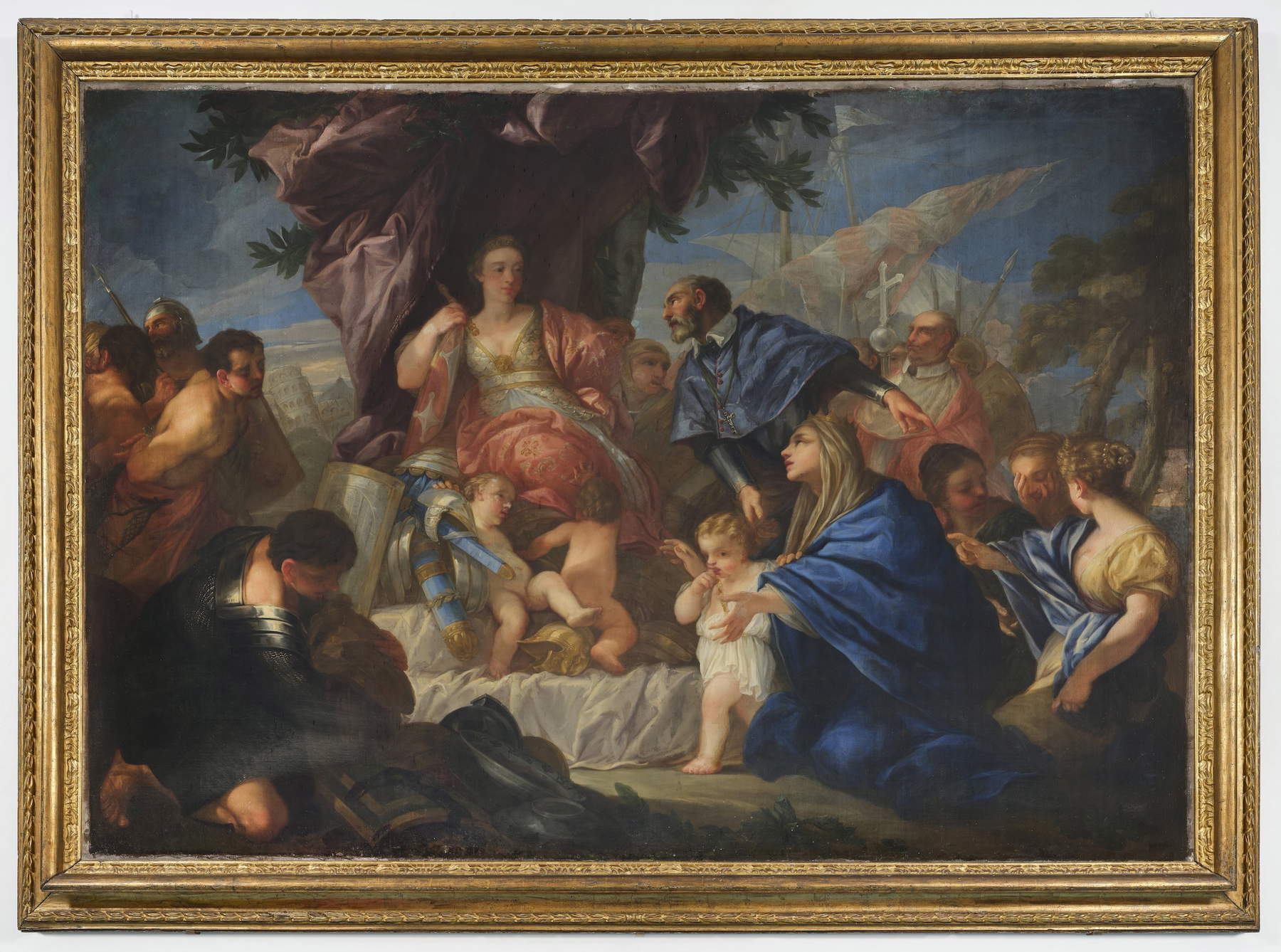 Benedetto Luti, Triomphe de la République de Pise sur le Royaume de Majorque (1690-1691 environ ; Florence, Collection privée) Benedetto Luti, Triomphe de la République de Pise sur le Royaume de Majorque (1690-1691 environ ; Florence, Collection privée)