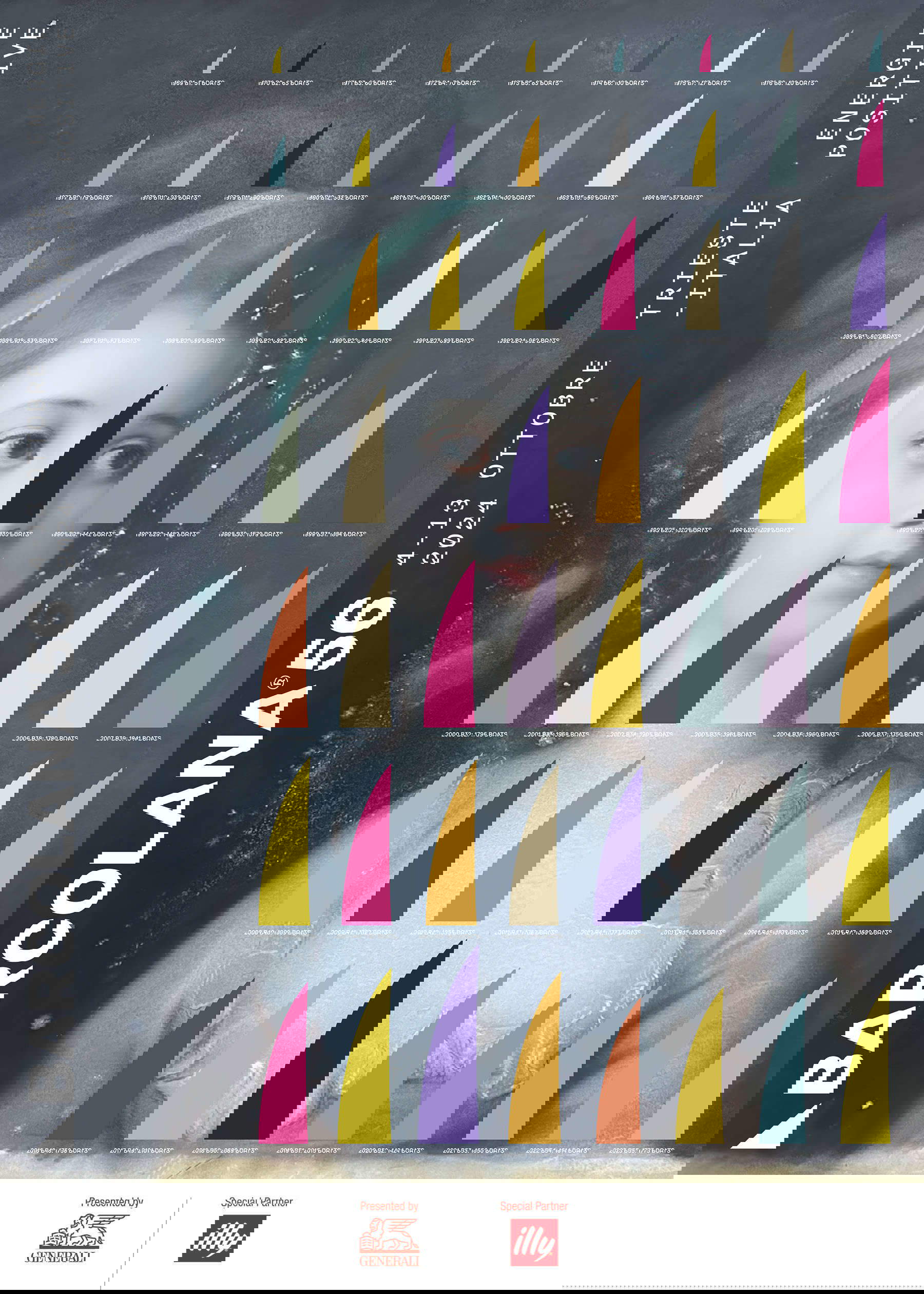 Il manifesto di Stefan Sagmeister per la Barcolana 2024