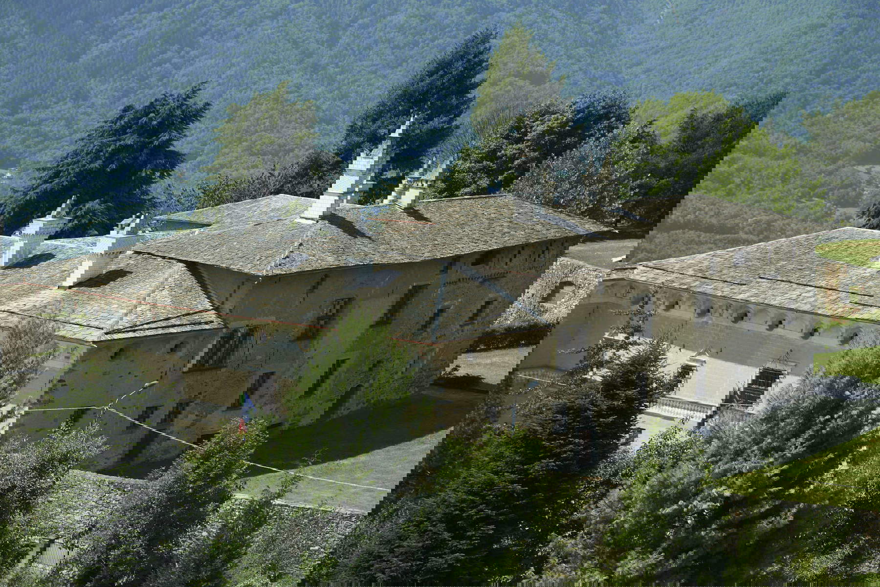 1. Il Palazzo Besta di Teglio in Valtellina. Su concessione del Ministero della Cultura - Direzione Regionale Musei Nazionali Lombardia