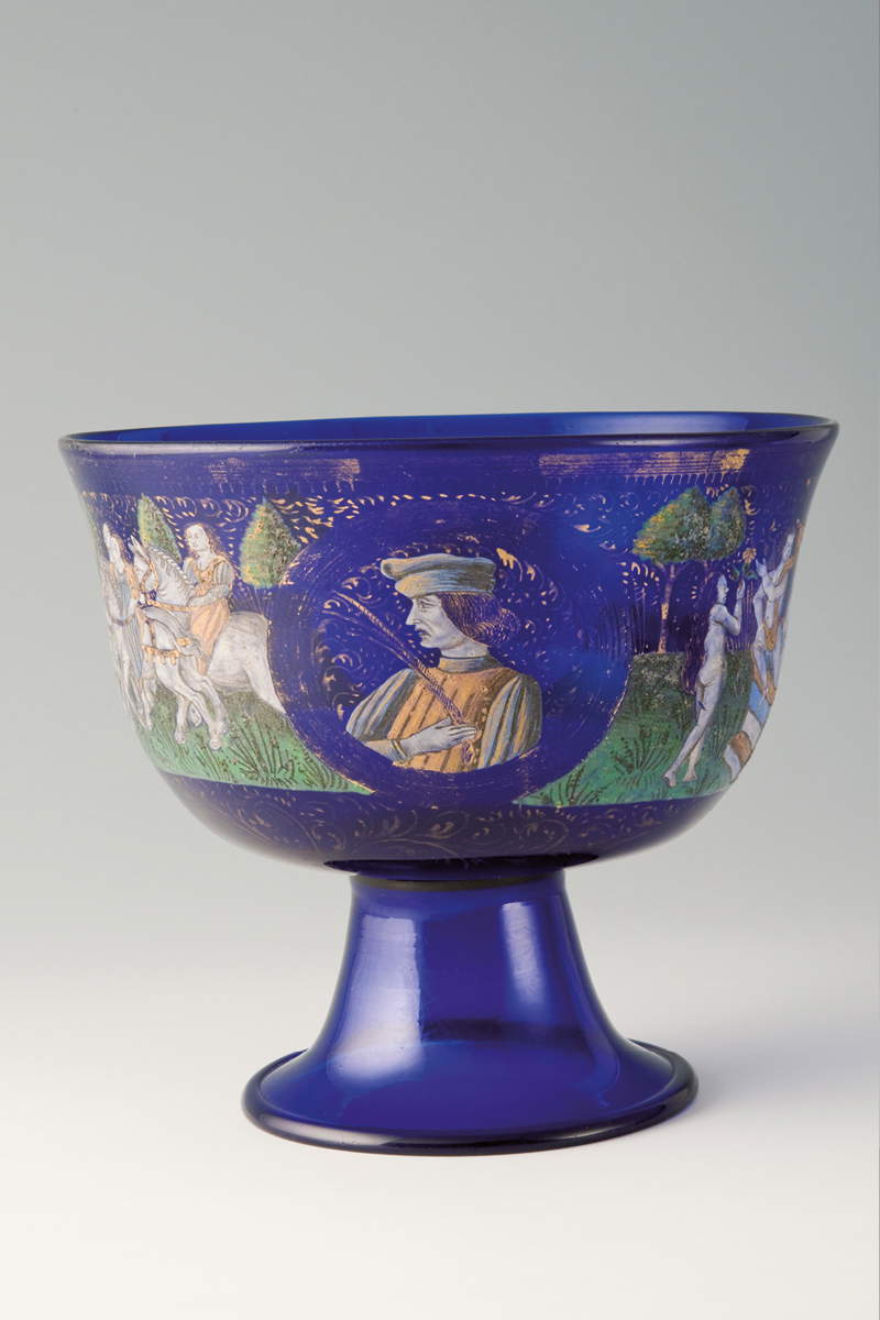 Angelo Barovier's cup (c. 1470), preserved at the Museum of Glass in Murano Angelo Barovier's cup (c. 1470), preserved at the Museum of Glass in Murano