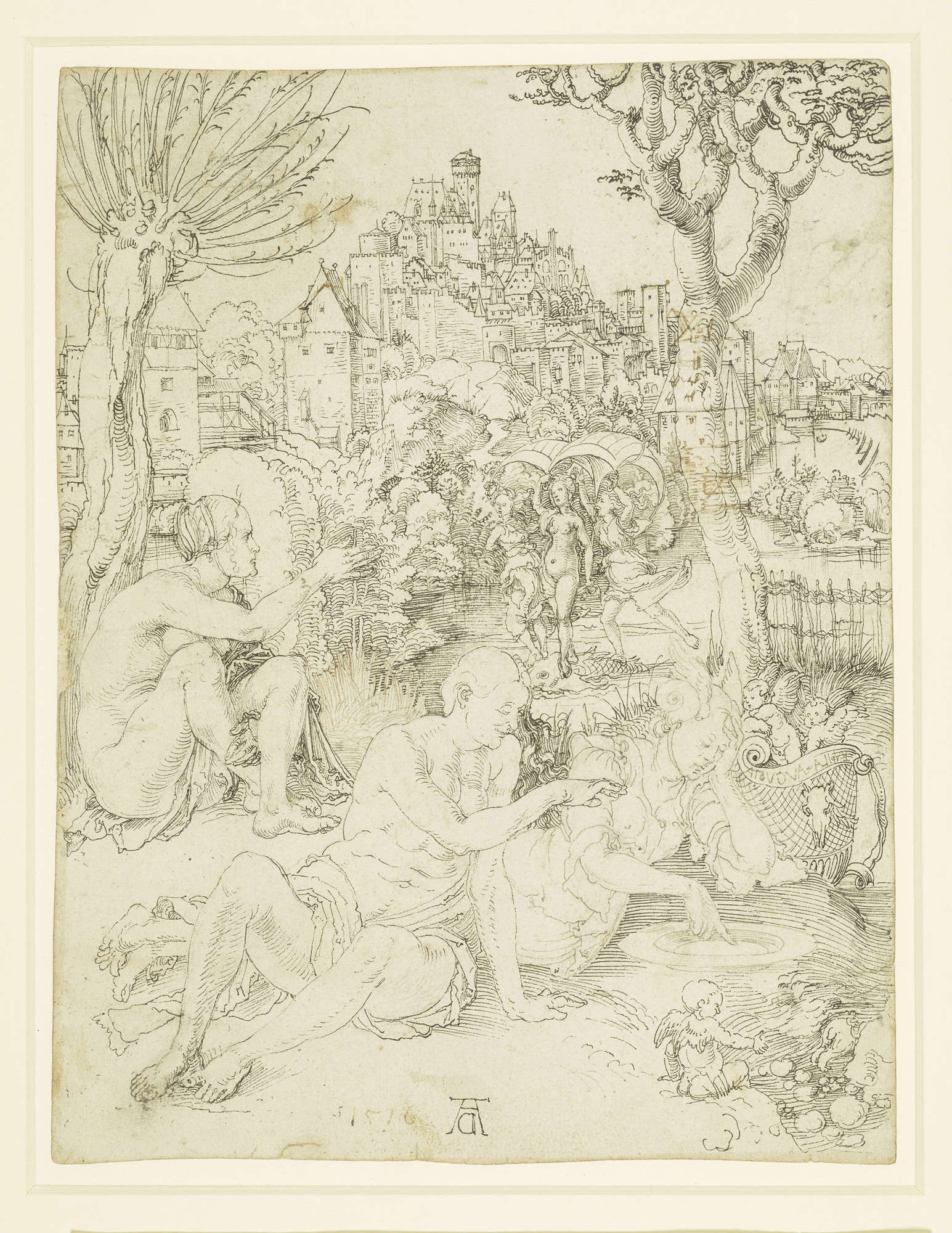 Albrecht Dürer, Pupila Augusta (1496-1500; Feder und Tinte, 25,4 x 19,4 cm; London, Royal Collection Trust) Albrecht Dürer, Pupila Augusta (1496-1500; Feder und Tinte, 25,4 x 19,4 cm; London, Royal Collection Trust)