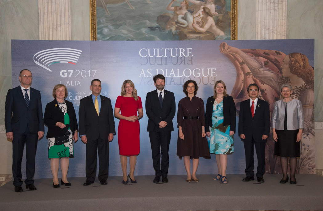 G7 Cultura del 2017, la foto dei ministri della cultura