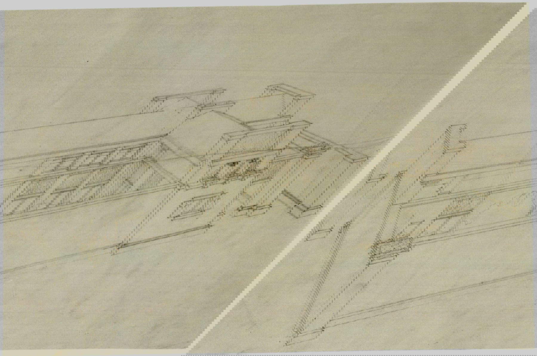 Frank Lloyd Wright, projet de maison-atelier à Fiesole (1910) Frank Lloyd Wright, projet de maison-atelier à Fiesole (1910)