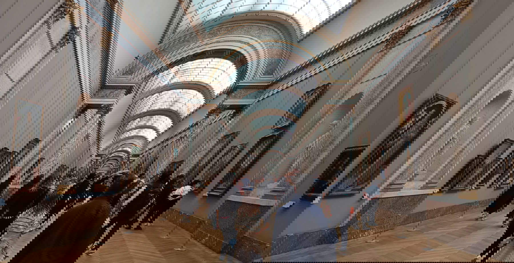 La Grande Galerie du Louvre. Photo : Finestre Sull'Arte