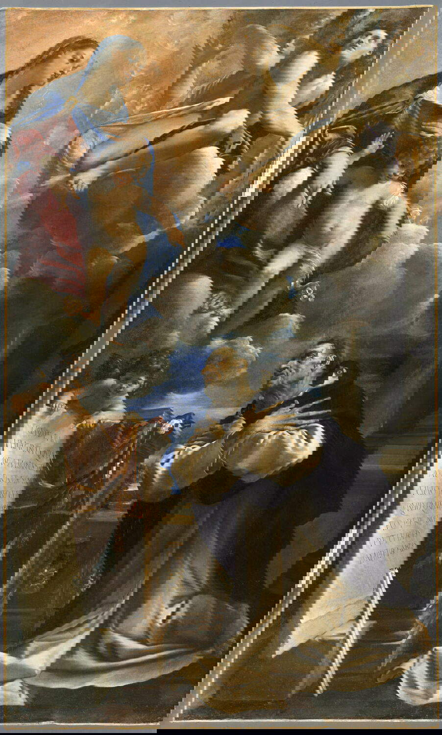 Ludovico Carraci, Apparition de la Vierge et de l'Enfant à saint Hyacinthe (1594 ; huile sur toile, 375 x 402 cm ; Paris, Louvre). Lieu de conservation : Bologne, église San Domenico