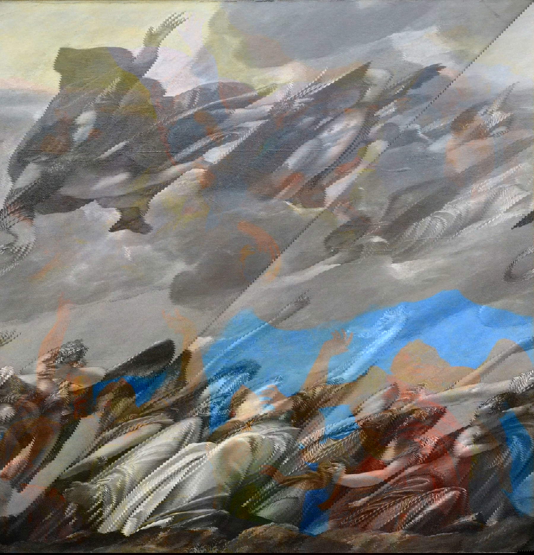 Paolo Veronese, Saint Marc récompensant les vertus (1556 ; huile sur toile, 330 x 317 cm ; Paris, Louvre). Localisation : Venise, Palais des Doges