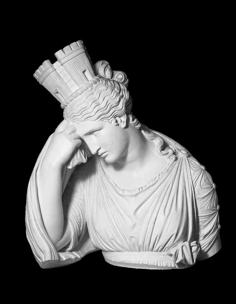 Antonio Canova, Büste der weinenden Italienerin (1810; Gips, 116 x 112 x 70 cm; Possagno, Museo Gypsotheca Antonio Canova) Antonio Canova, Büste der weinenden Italienerin (1810; Gips, 116 x 112 x 70 cm; Possagno, Museo Gypsotheca Antonio Canova)
