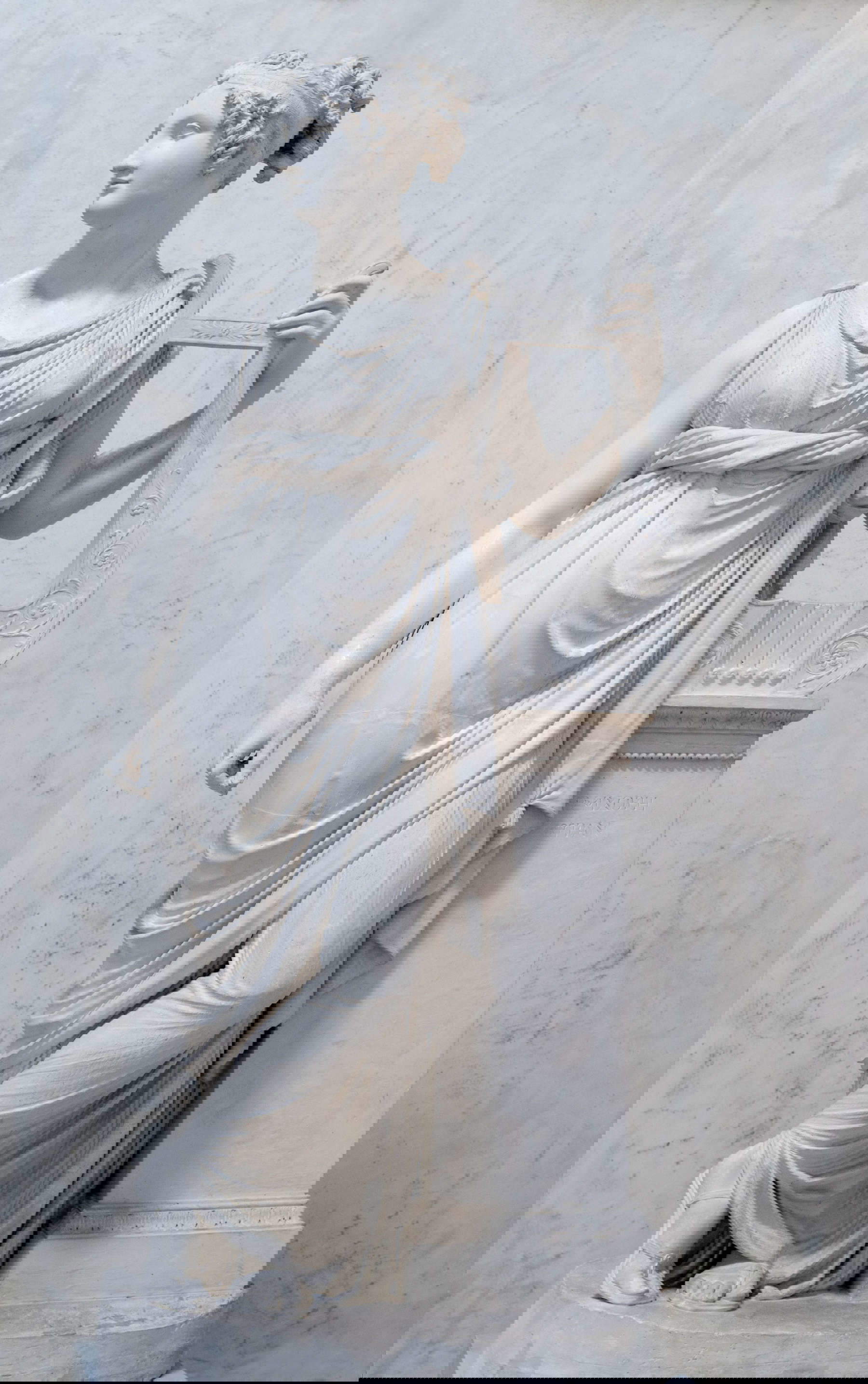 Antonio Canova, Tersicore (1808-1816; Gips, 170 x 80 x 55 cm; Possagno, Museo Gypsotheca Antonio Canova) Antonio Canova, Tersicore (1808-1816; Gips, 170 x 80 x 55 cm; Possagno, Museo Gypsotheca Antonio Canova)