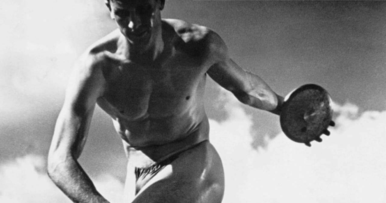 Eine Szene aus dem Film Olympia von Leni Riefenstahl Eine Szene aus dem Film Olympia von Leni Riefenstahl