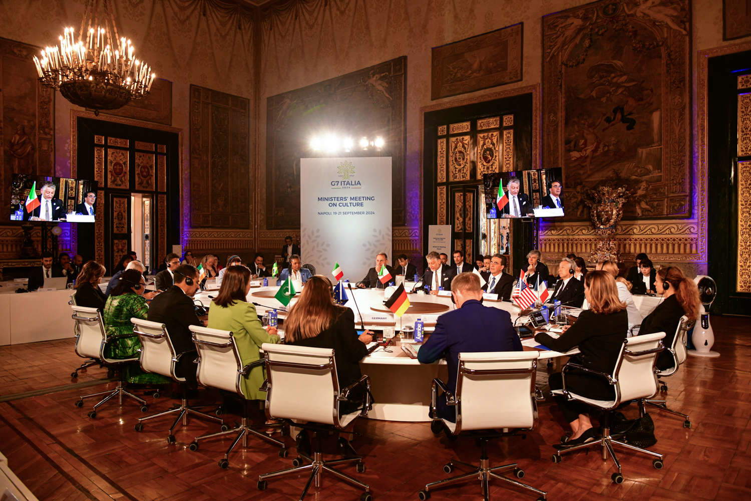 G7 de la culture à Naples G7 de la culture à Naples