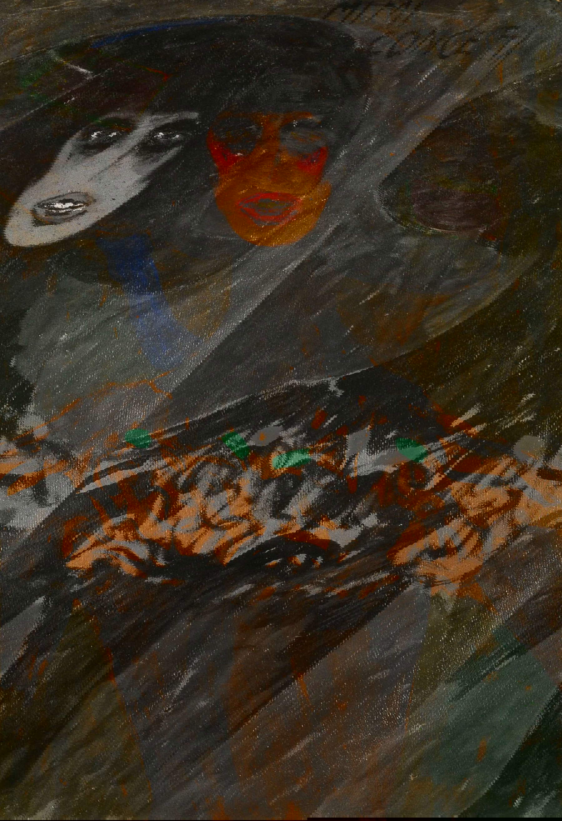 Lorenzo Viani, Mim&igrave; Concetta (Madame Fleury) (1908-1909; olio su cartone, 99 x 70 cm). Presentato da: 800/900 ArtStudio