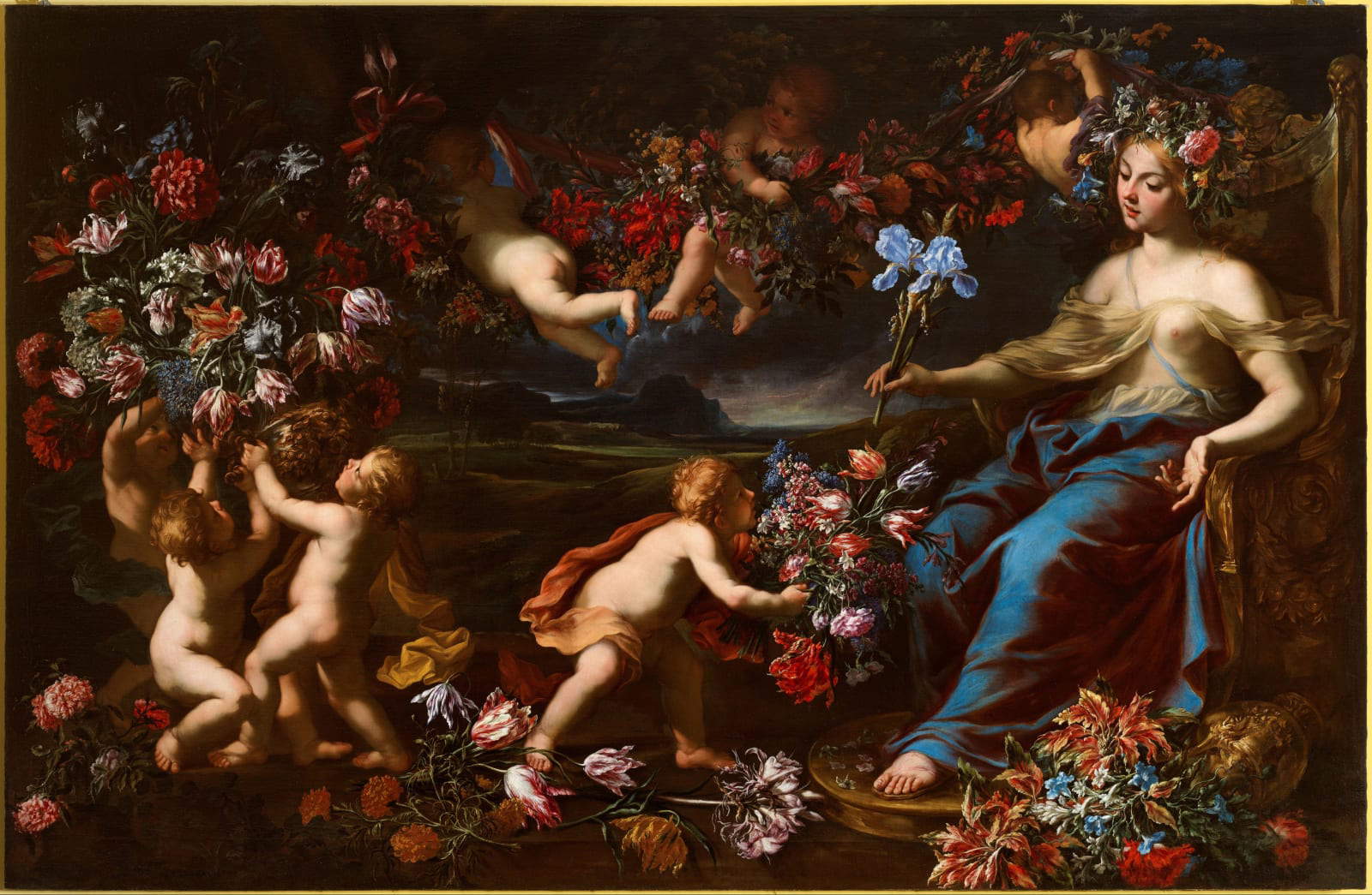 Le triomphe de Flora par Raffaello Vanni et Mario de' Fiori (Colnaghi) Le triomphe de Flora par Raffaello Vanni et Mario de' Fiori (Colnaghi)