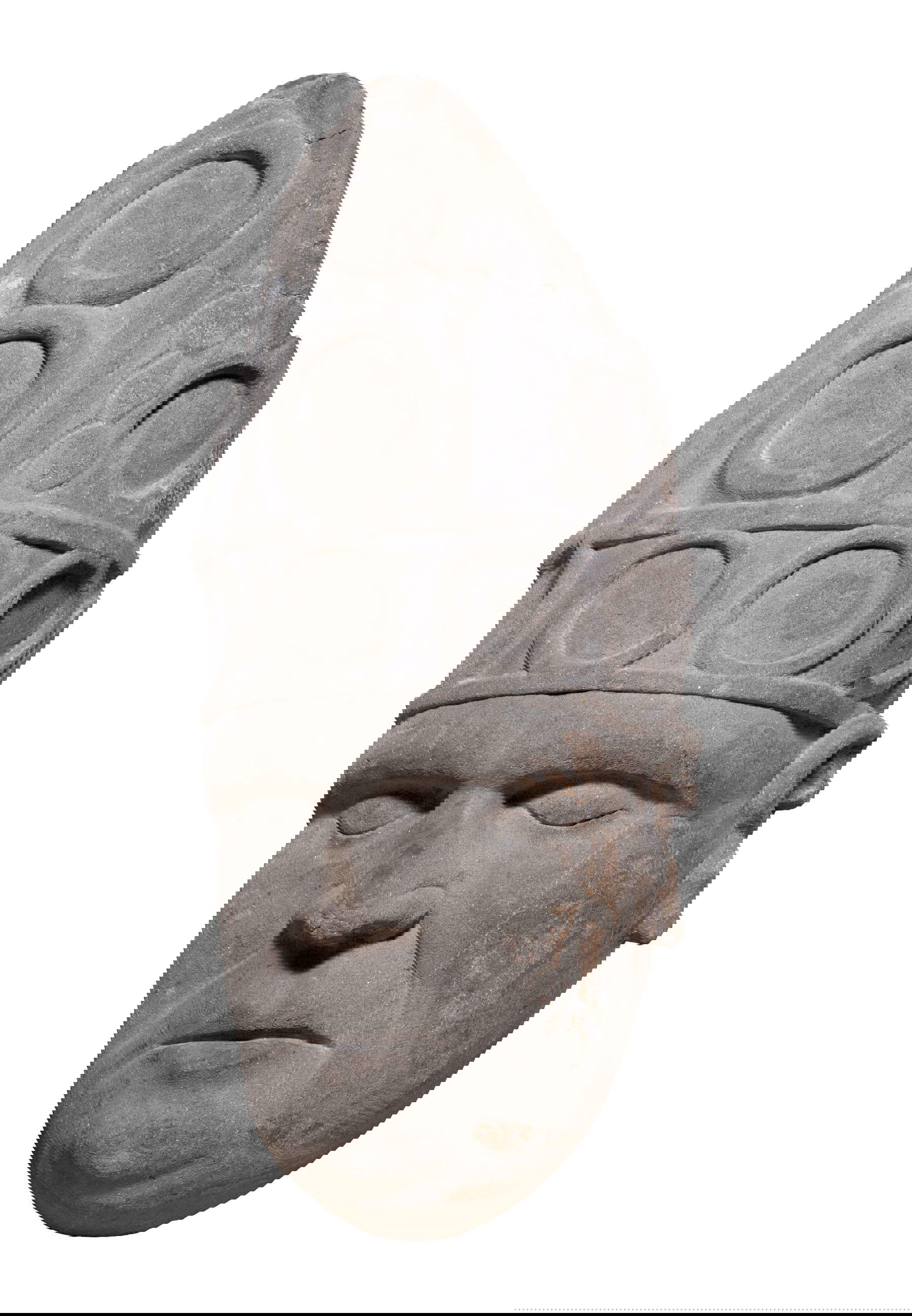 Collaboratore di Arnolfo di Cambio, Testa del Vescovo Andrea de&rsquo; Mozzi (1296-1300 circa; pietra serena con tracce di policromia, altezza 39 cm). Presentato da: Botticelli Antichit&agrave;