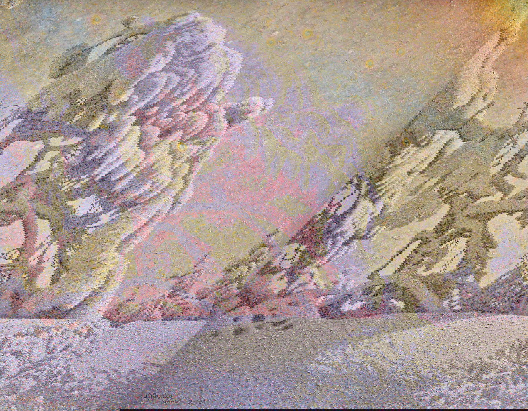 Gustav Fjaestad, Der Schnee (1920-1921; Öl auf Leinwand, 134 x 174 cm) Gustav Fjaestad, Der Schnee (1920-1921; Öl auf Leinwand, 134 x 174 cm)