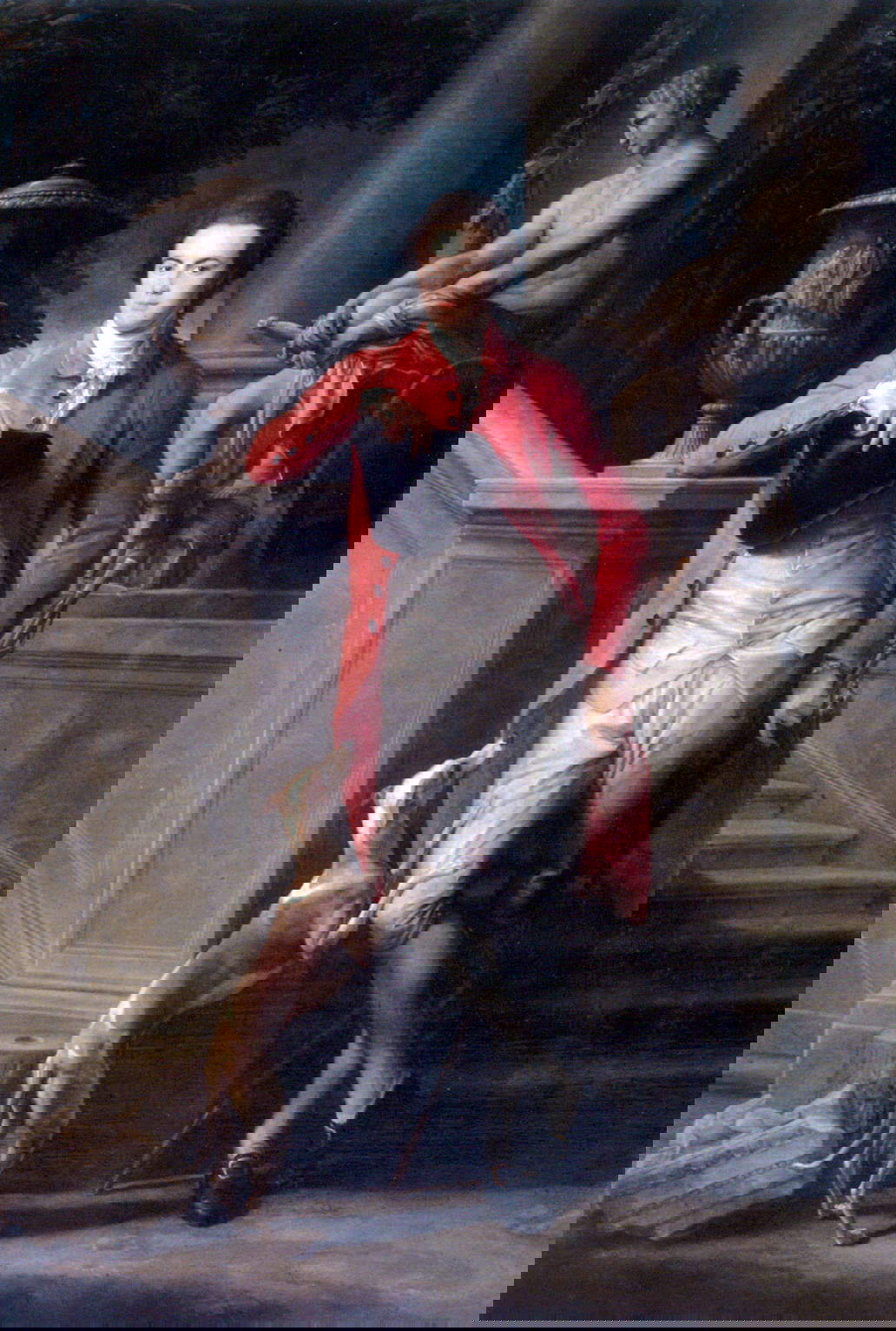 Pompeo Batoni, Porträt von Henry Peirse in Rom (1774-1775; Öl auf Leinwand, 249 x 175 cm; Rom, Galleria Nazionale d'Arte Antica di Palazzo Barberini)