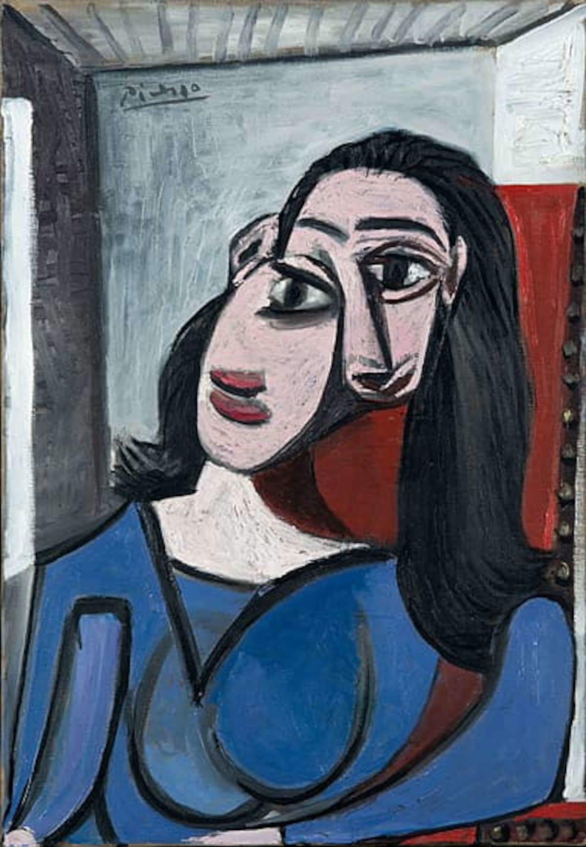 Dora Maar's 1941 portrait (private collection) exhibited in Canberra in 2019 Dora Maar's 1941 portrait (private collection) exhibited in Canberra in 2019