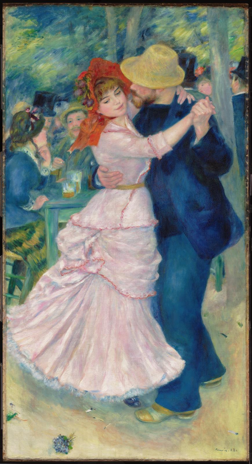 Pierre-Auguste Renoir, Ballo a Bougival (1883; olio su tela, 181 x 98 cm; Boston, Museum of Fine Arts)