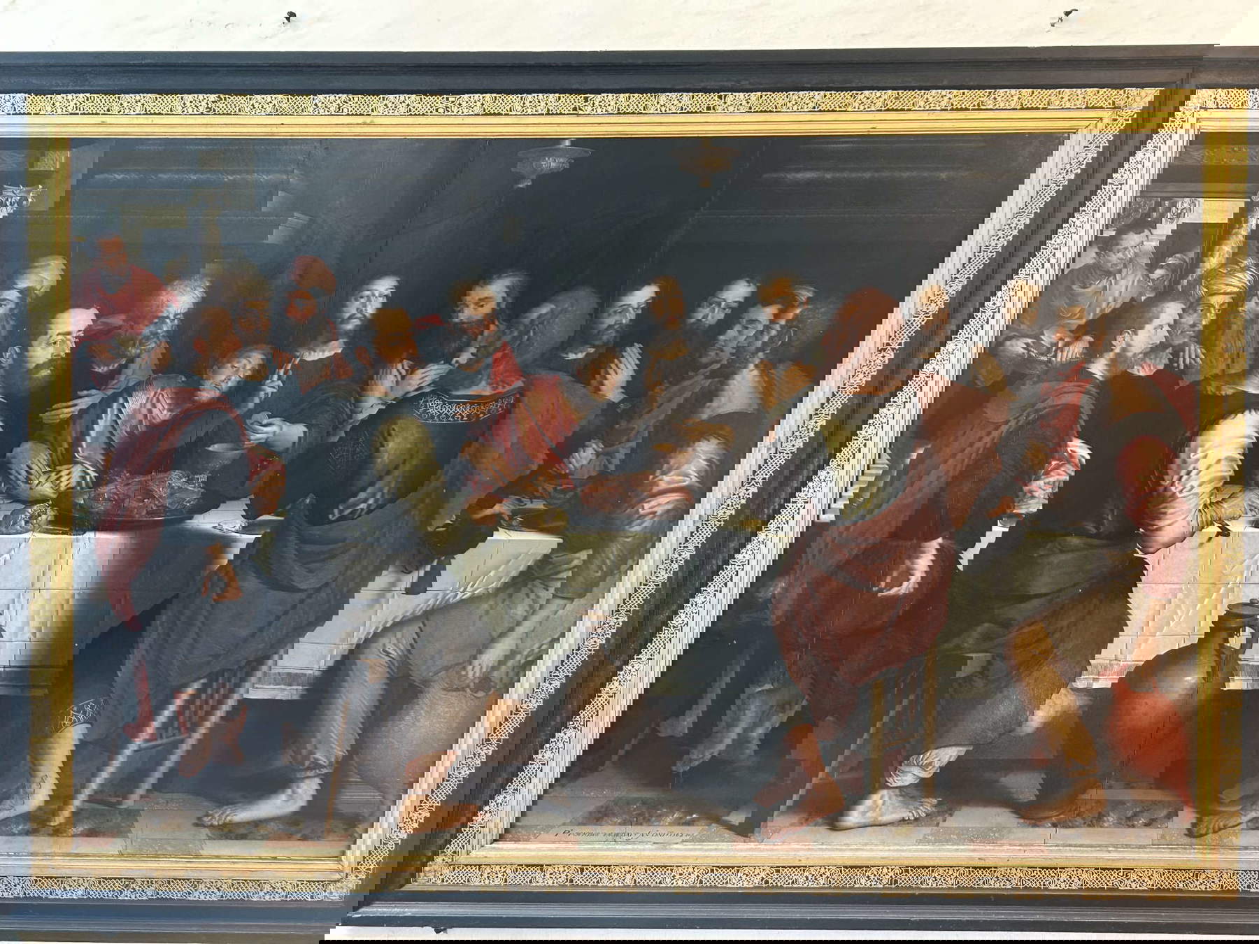 Pieter Pourbus, Last Supper, 1562, oil on panel