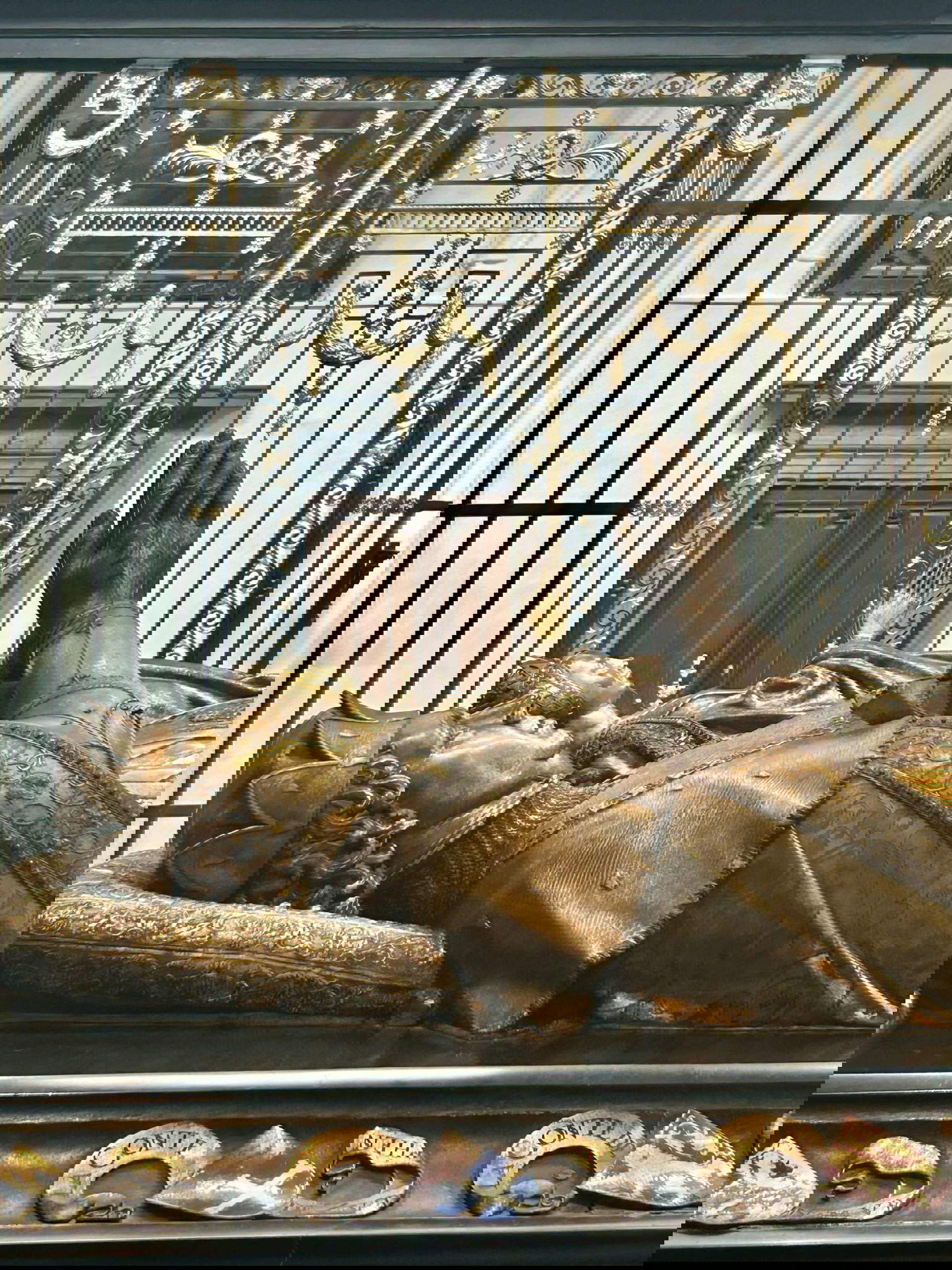 Details of the tombs of Charles the Bold and Mary of Burgundy