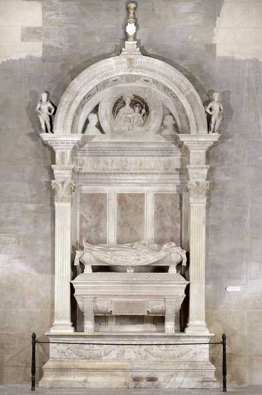 Matteo Civitali, Monument funéraire à Pietro da Noceto (1472 ; marbre ; Lucques, cathédrale) Matteo Civitali, Monument funéraire à Pietro da Noceto (1472 ; marbre ; Lucques, cathédrale)
