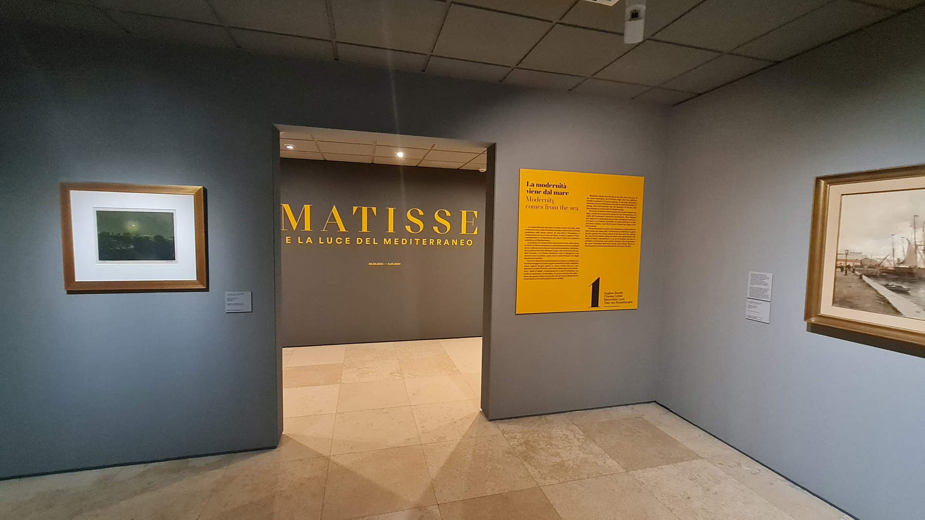 Esquemas de la exposición Matisse y la luz del Mediterráneo. Foto: Ayuntamiento de Venecia Esquemas de la exposición Matisse y la luz del Mediterráneo. Foto: Ayuntamiento de Venecia