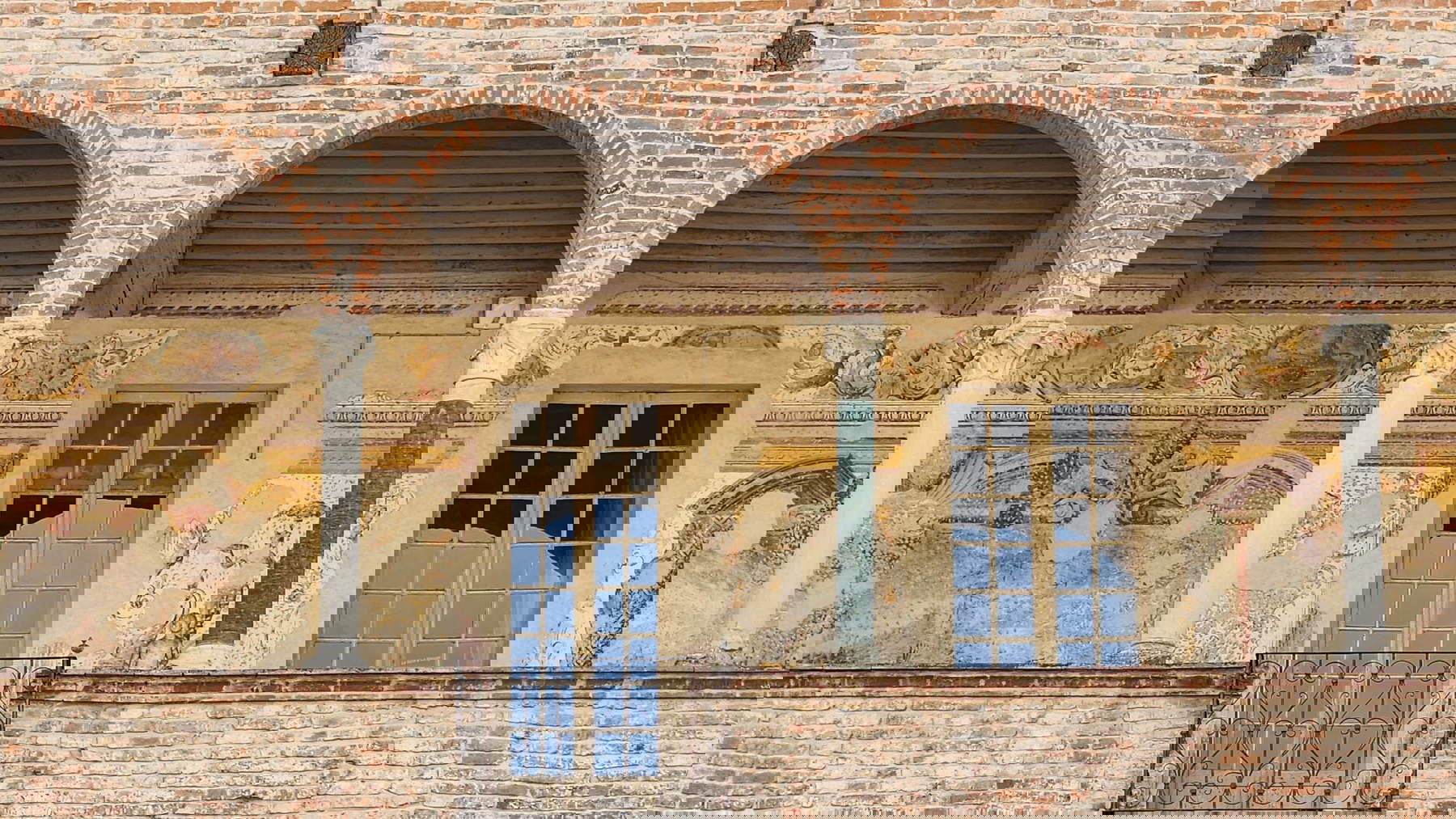 Rocca di Fontanellato, Loggia esterna Rocca di Fontanellato, Loggia esterna