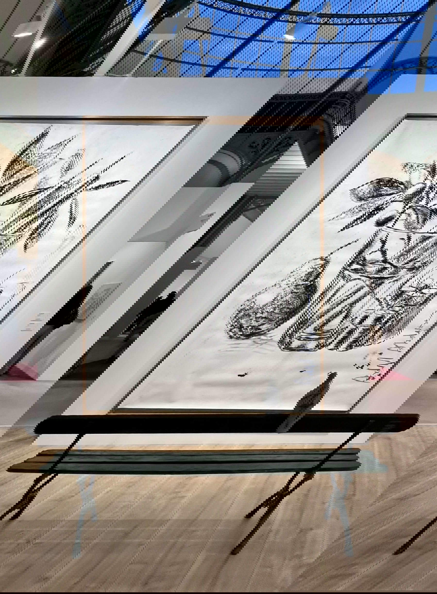 Adel Abdessemed in der Galerie Continua, Art Basel Paris, 2024