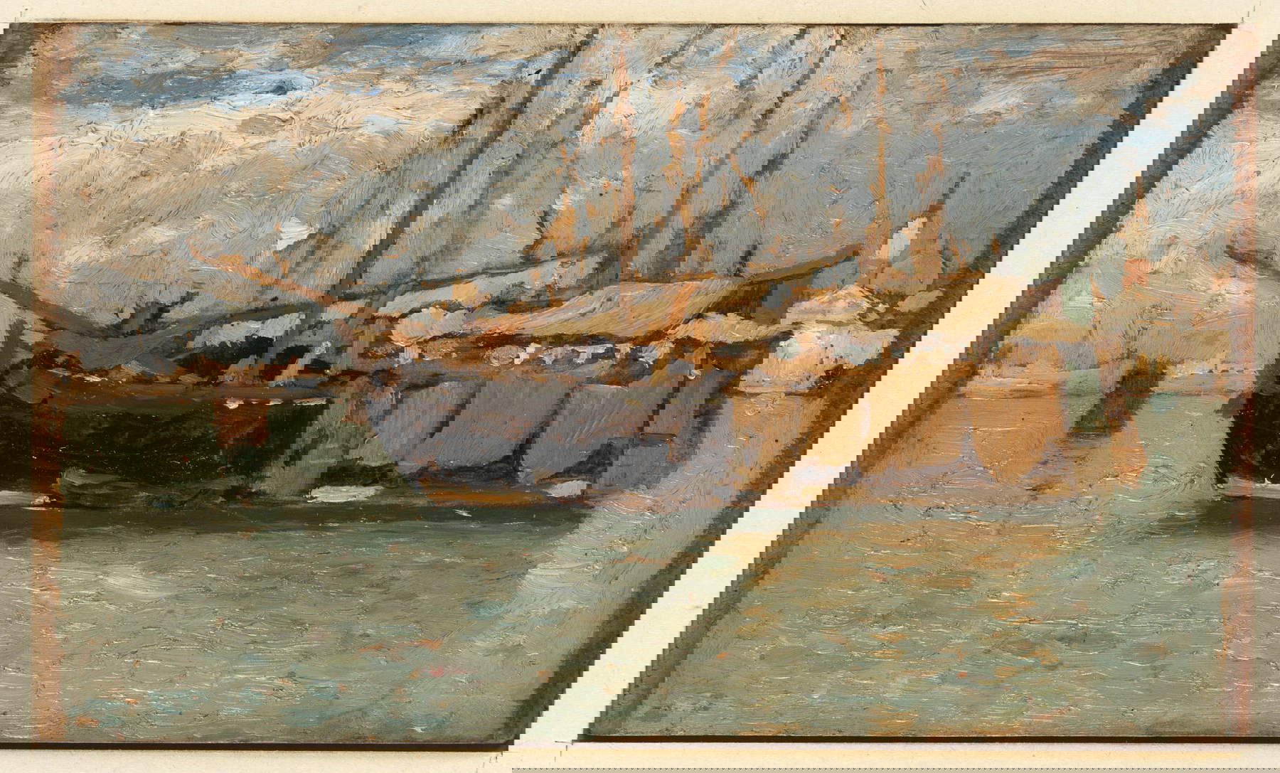 Guglielmo Ciardi, Bragozzo (1890)