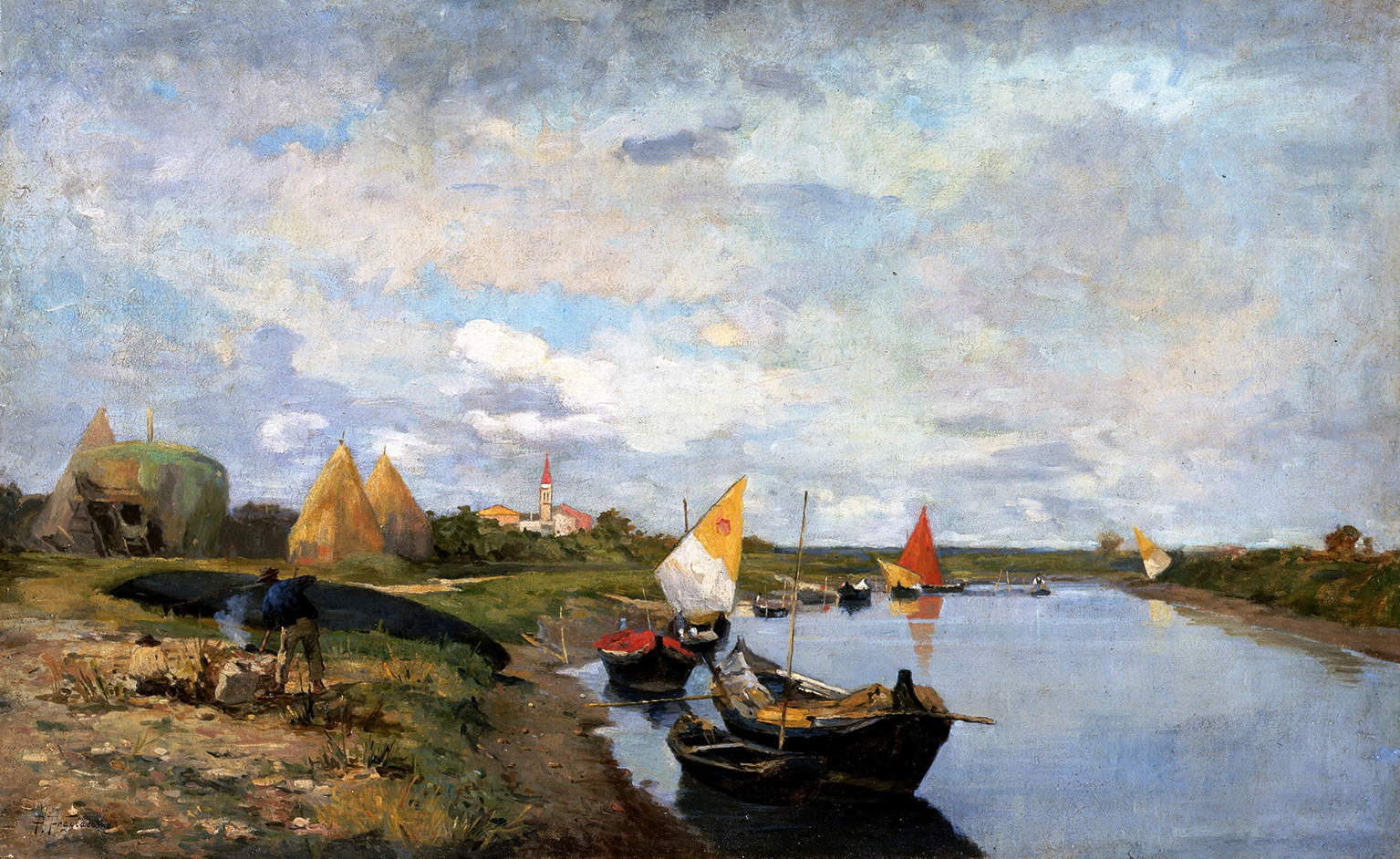 Pietro Fragiacomo, Pauvre Venise (1880-1881)