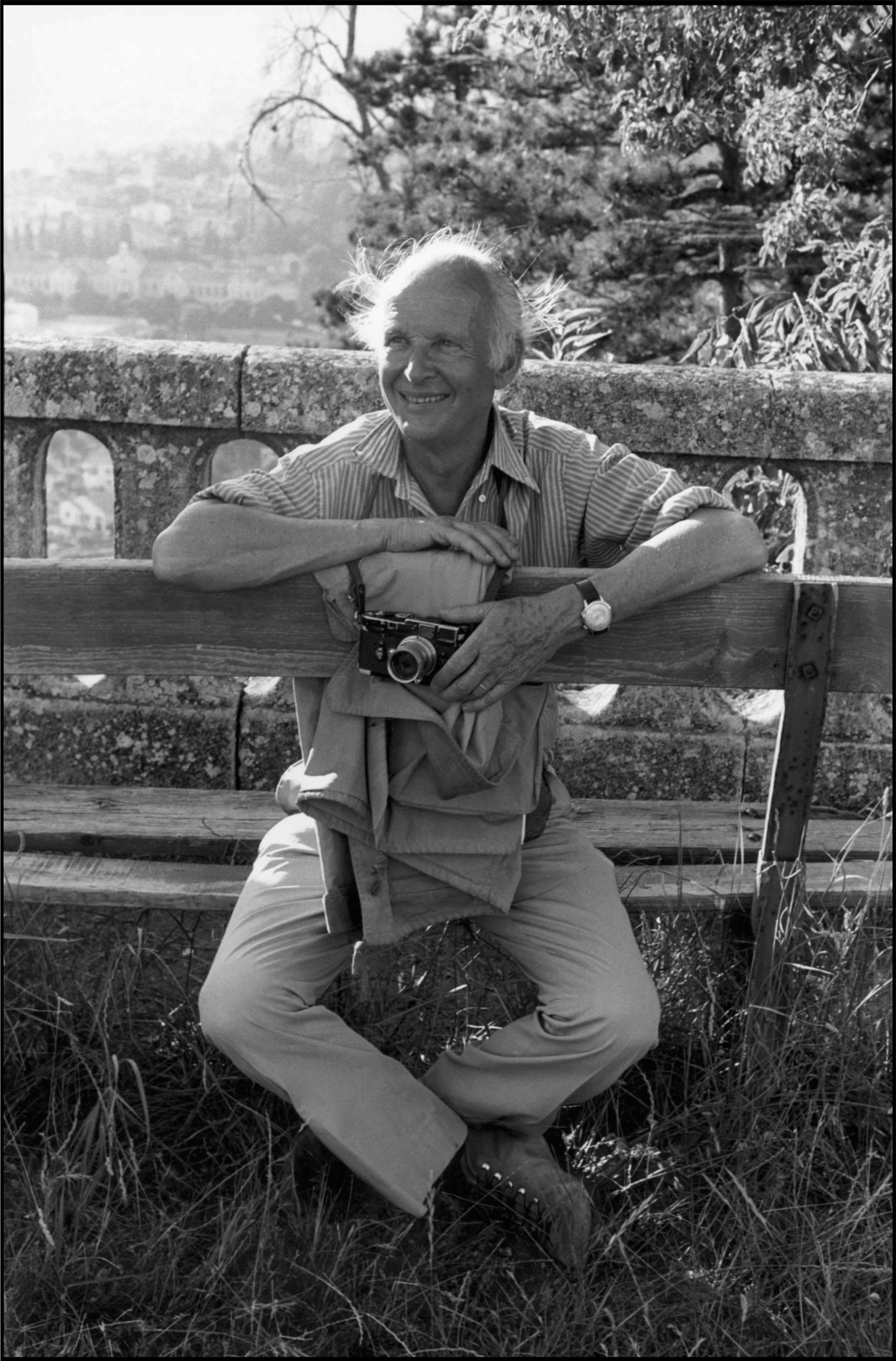 Martine Franck, Henri Cartier-Bresson, Forcalquier, Francia, 1972 &copy; Martine Franck / Magnum  Photos