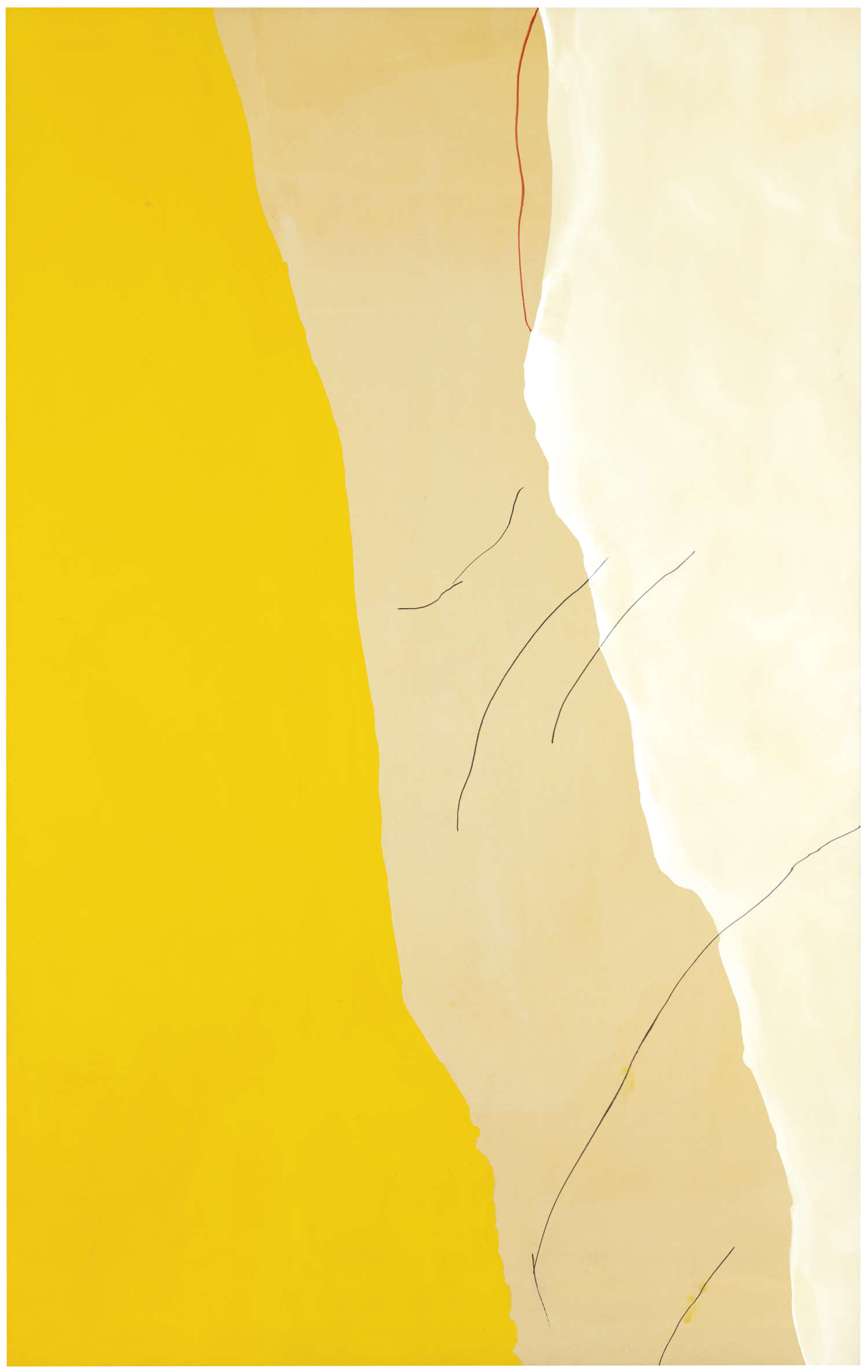 Helen Frankenthaler, Mornings (1971; acrylic on canvas, 294.6 × 185.4 cm; New York, Helen Frankenthaler Foundation) © 2024 Helen Frankenthaler Foundation, Inc. / Artists Rights Society (ARS), New York Helen Frankenthaler, Mornings (1971; acrylic on canvas, 294.6 × 185.4 cm; New York, Helen Frankenthaler Foundation) © 2024 Helen Frankenthaler Foundation, Inc. / Artists Rights Society (ARS), New York