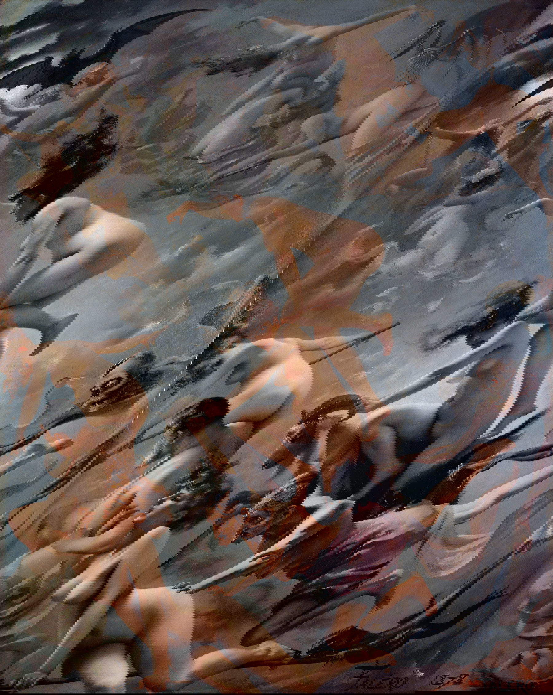 Luis Ricardo Falero, Brujas yendo al Sabbath (1878; óleo sobre tabla, 145,4 x 117,5 cm; Colección particular)
