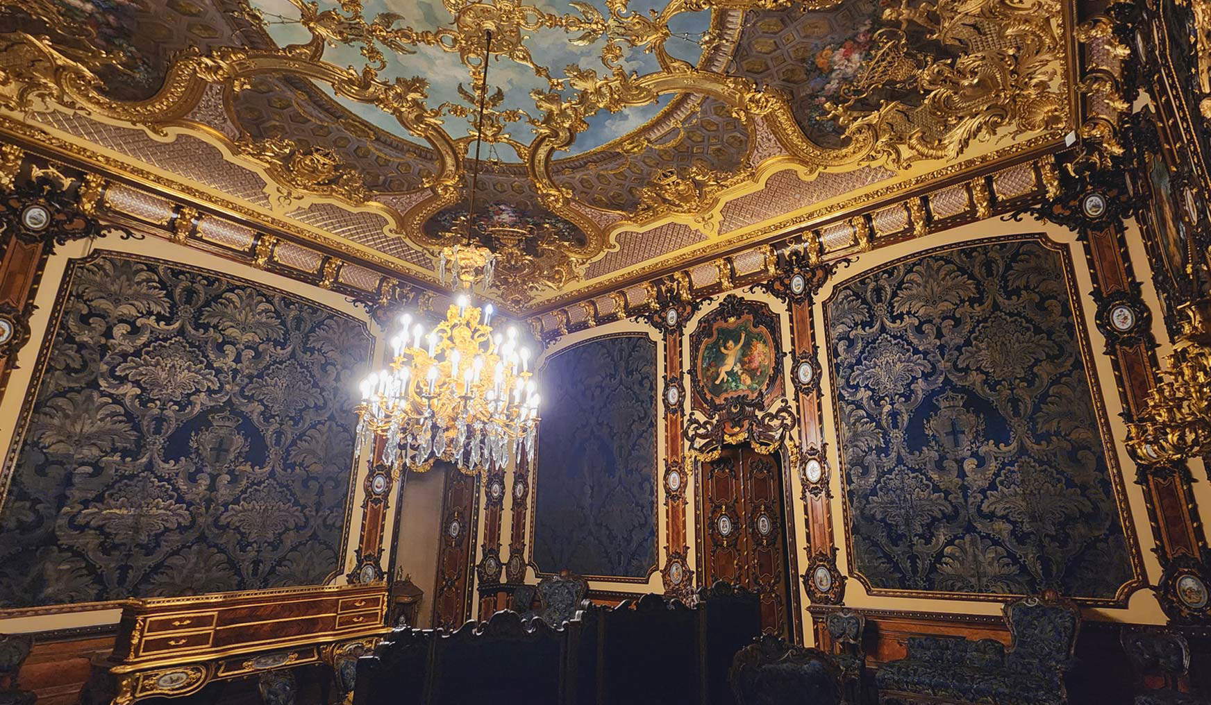 Les appartements royaux : Blue Drawing Room Les appartements royaux : Blue Drawing Room