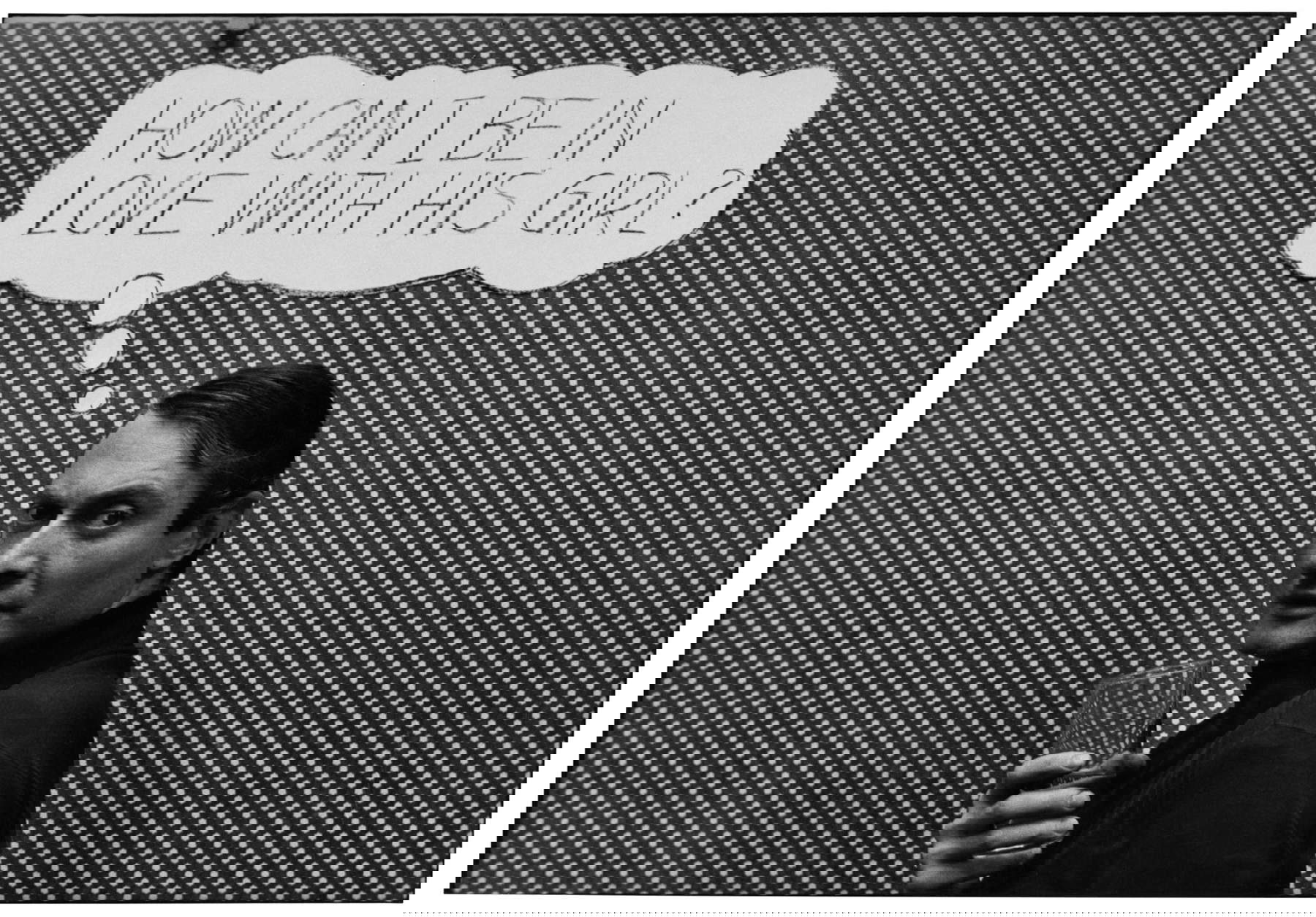 Ugo Mulas, Roy Lichtenstein, New York (1964). Ugo Mulas photographs &copy; Eredi Ugo Mulas. All rights reserved. By concession of Archivio Ugo Mulas, Milan - Galleria Lia Rumma, Milan/Naples.