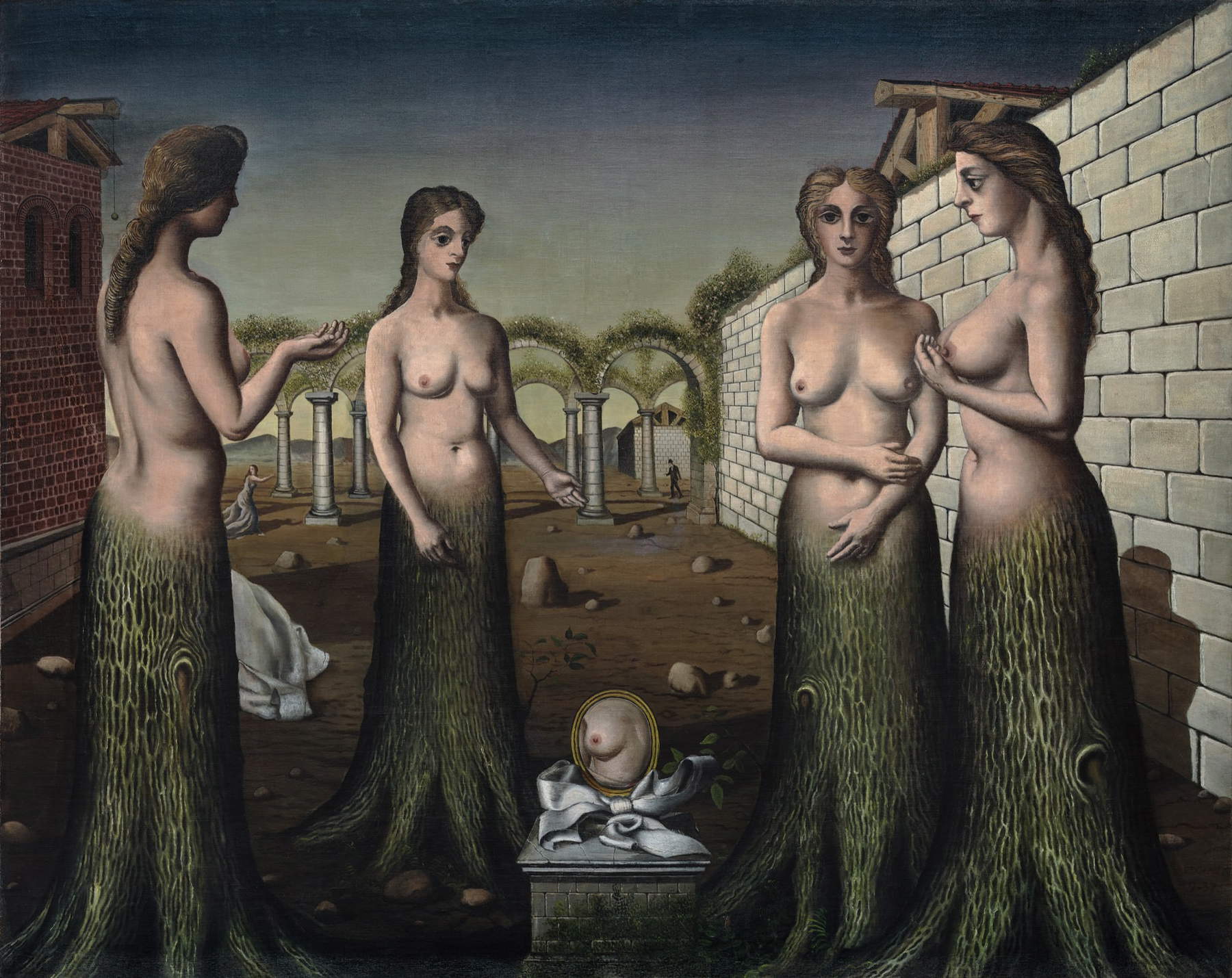 Paul Delvaux, L'aurore (July 1937; oil on canvas, 120 x 150.5 cm; Venice, Peggy Guggenheim Collection) Paul Delvaux, L'aurore (July 1937; oil on canvas, 120 x 150.5 cm; Venice, Peggy Guggenheim Collection)