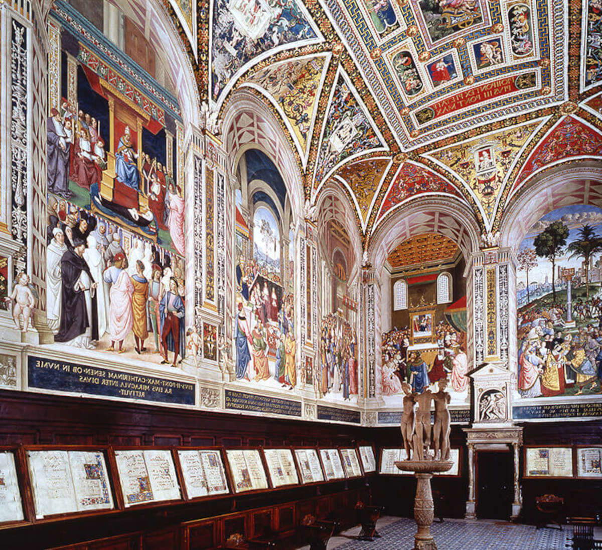 Libreria Piccolomini. Foto: Opera del Duomo di Siena Libreria Piccolomini. Foto: Opera del Duomo di Siena