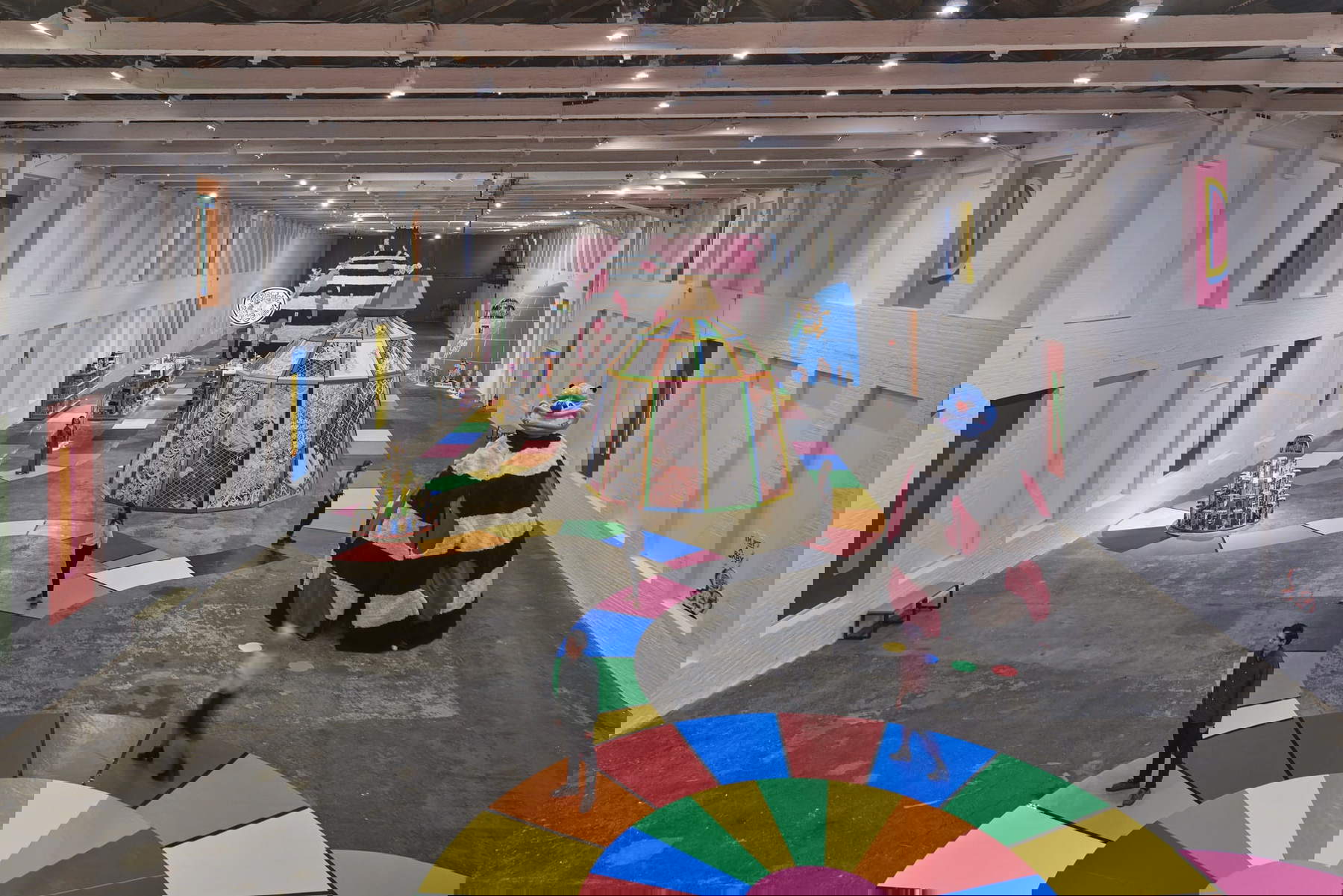 Trenton Doyle Hancock, Mind of the Mound, veduta della mostra (2019). Foto: Nazarian / Curcio Trenton Doyle Hancock, Mind of the Mound, veduta della mostra (2019). Foto: Nazarian / Curcio