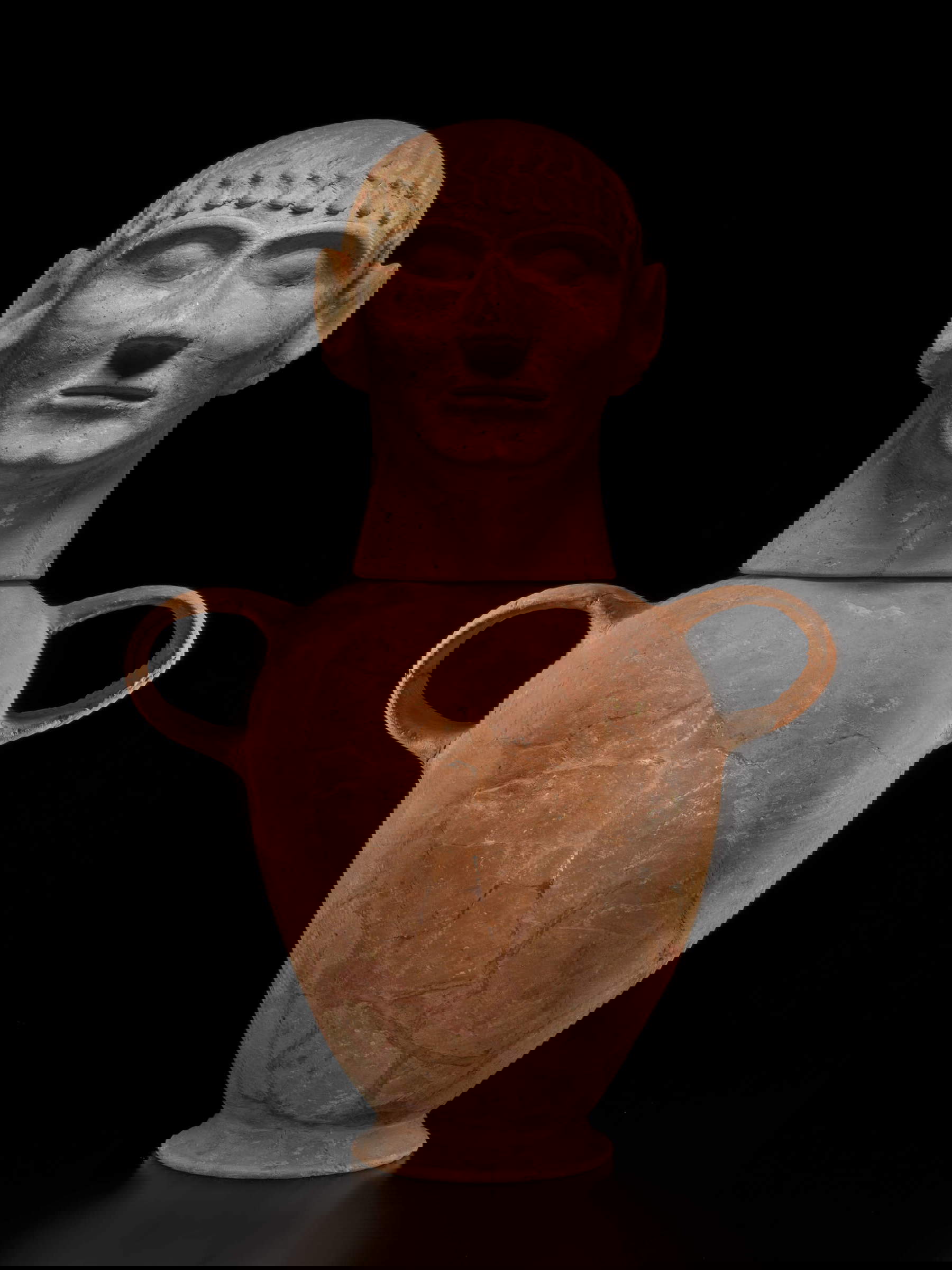 Canope mâle de Sarteano (fin du VIIe-début du VIe siècle av. J.-C. ; Bologne, Museo Civico Archeologico)