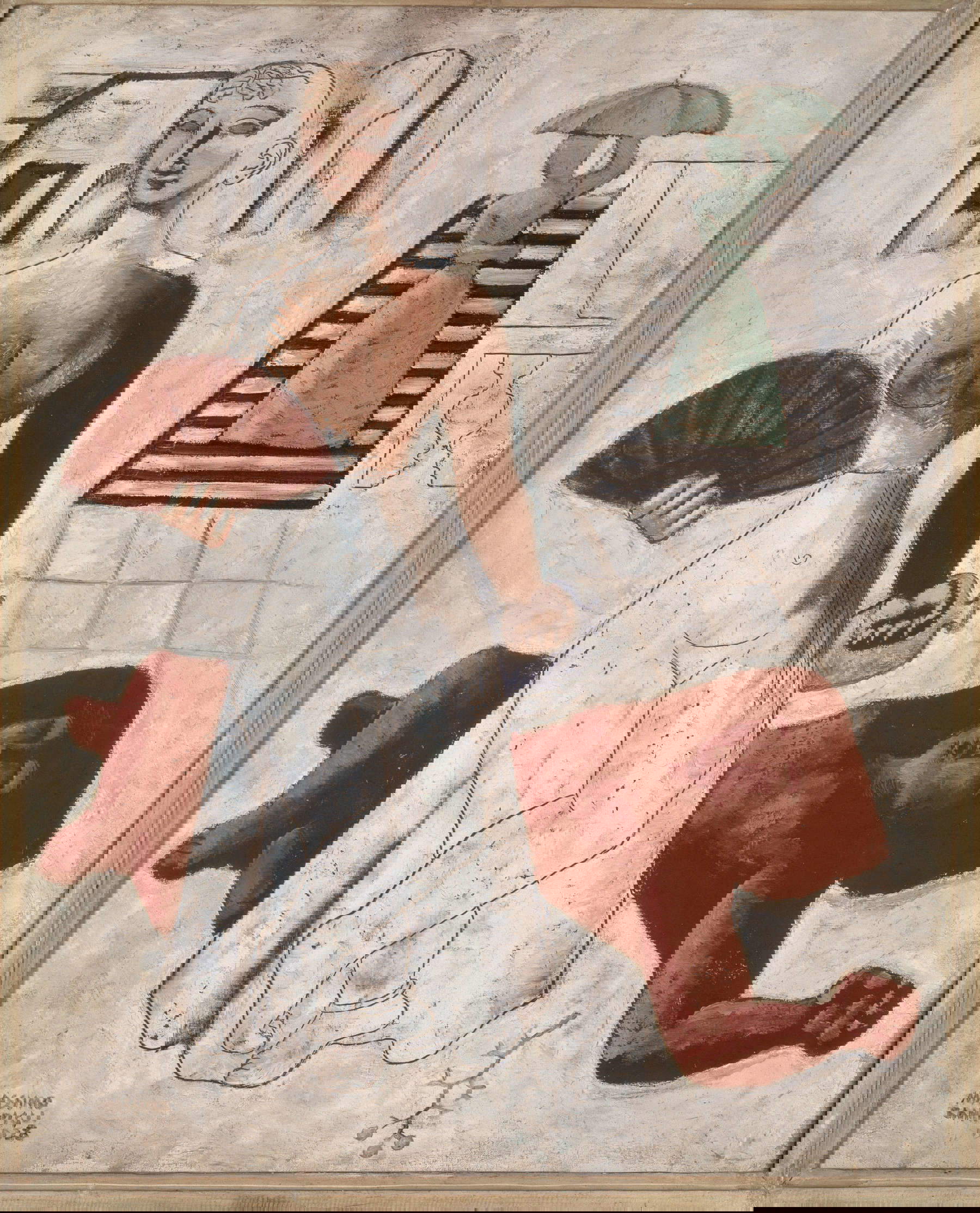 Massimo Campigli, La canicule (1928 ; Amsterdam, Stedelijk Museum)